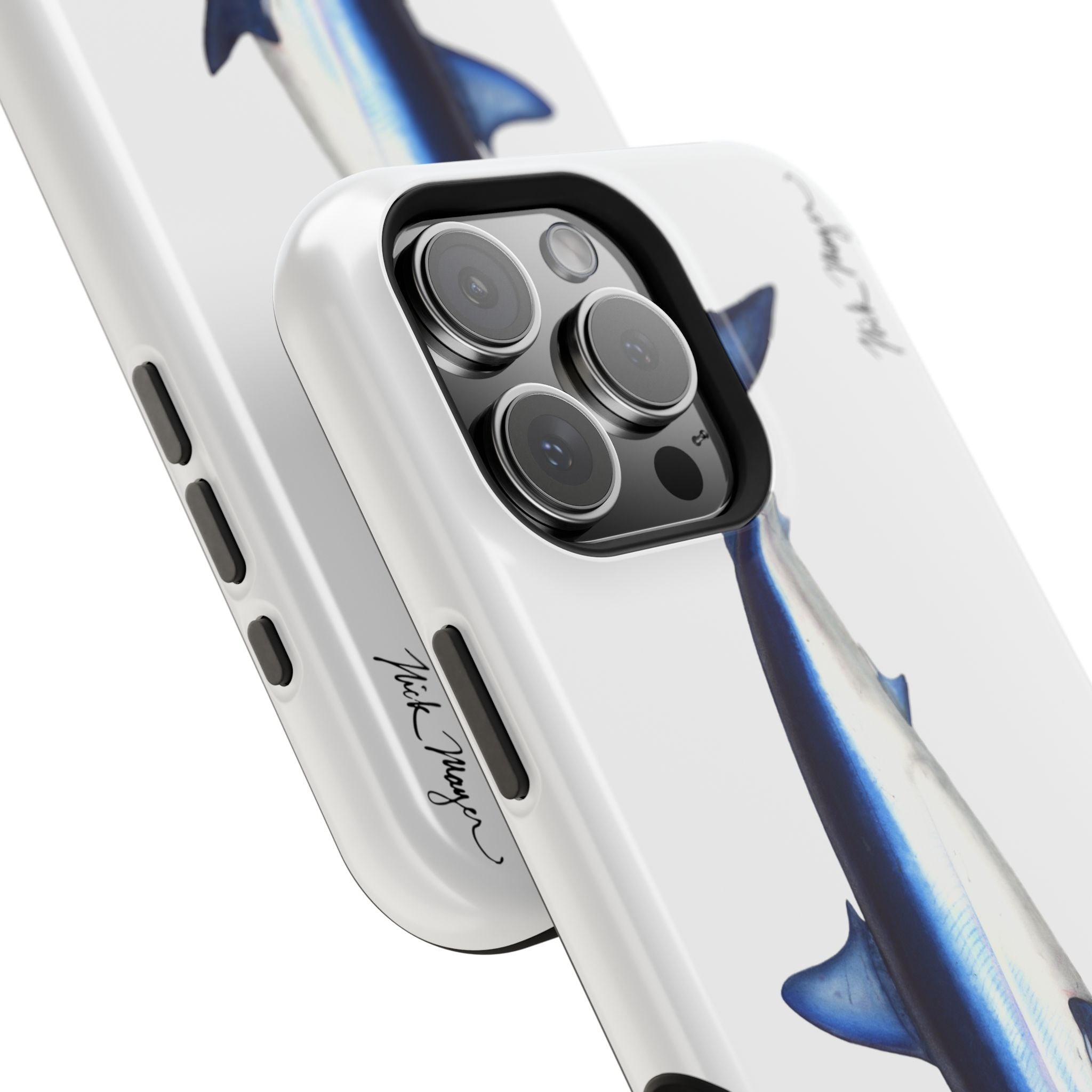 Mako Shark MagSafe White iPhone Case