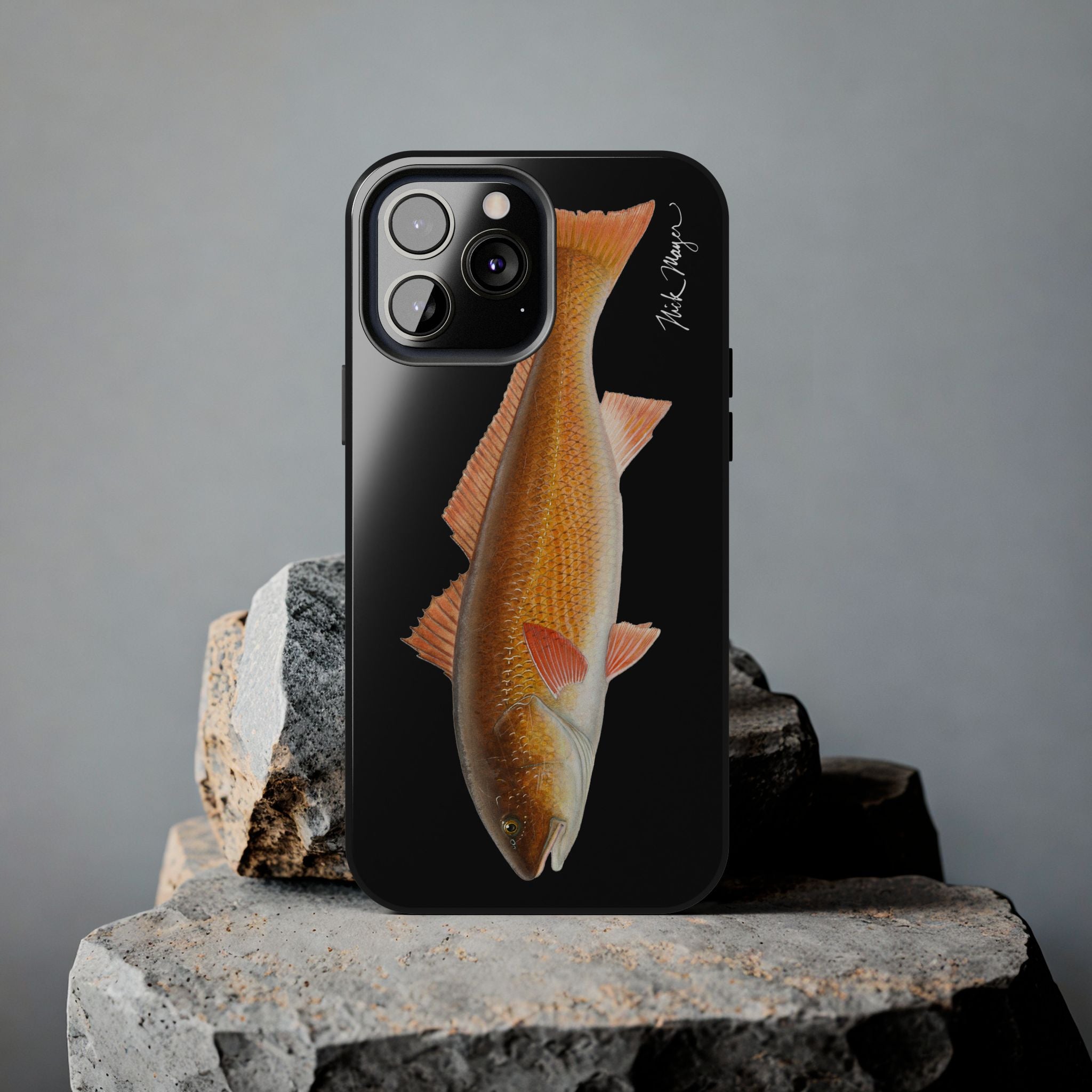 Redfish Black Phone Case (iPhone)