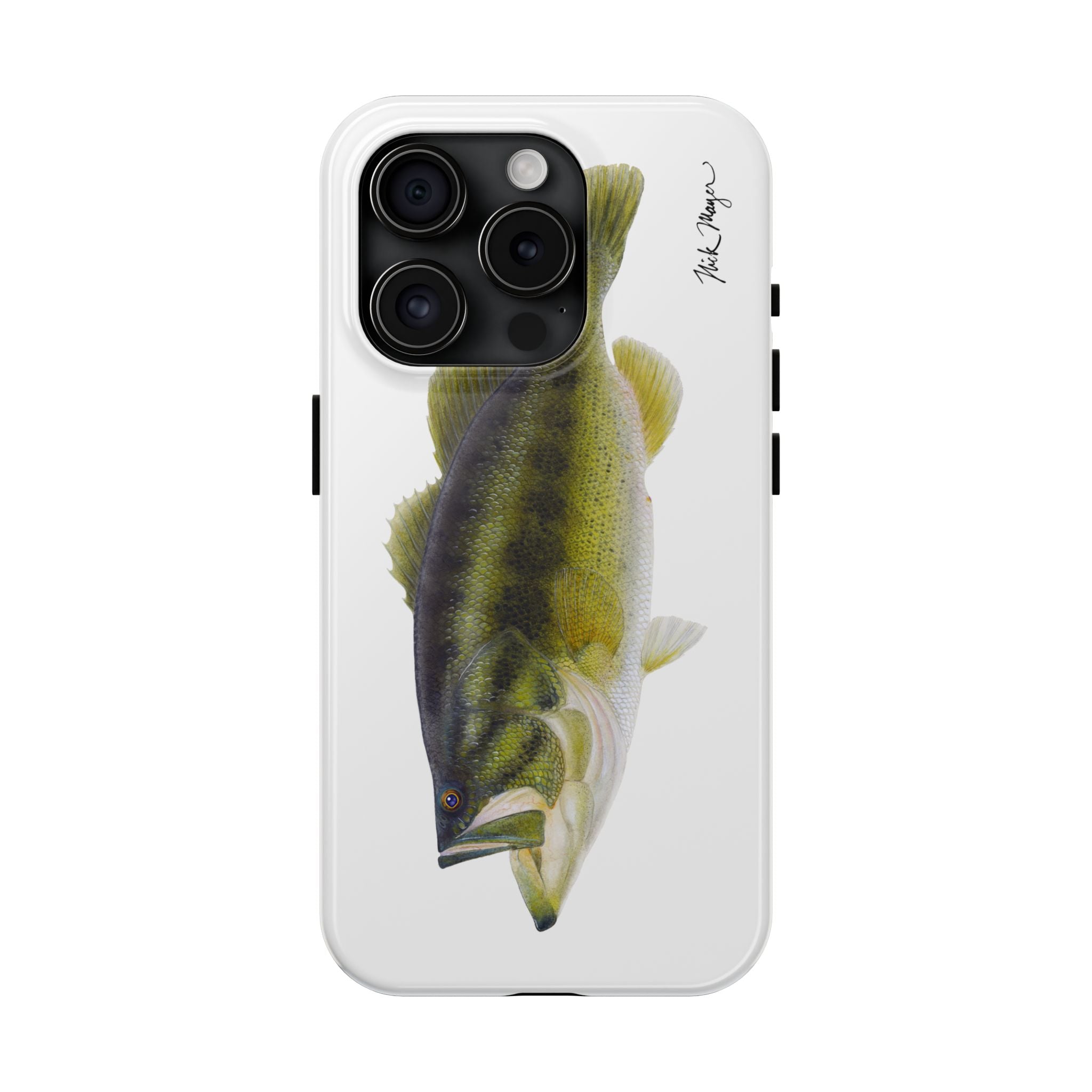 Largemouth Bass White Phone Case (iPhone)