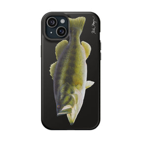 Largemouth Bass MagSafe Black iPhone Case