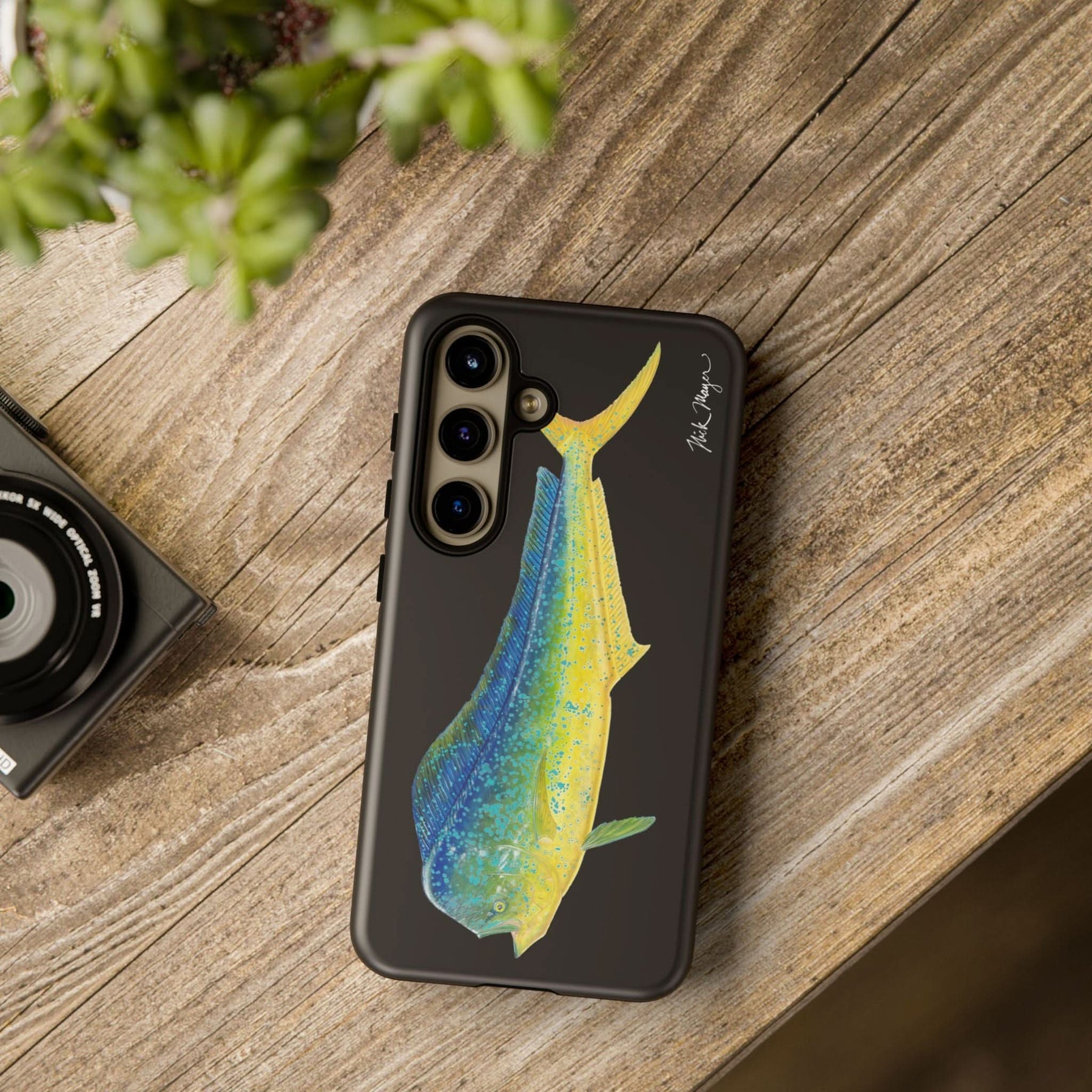 Bull Mahi Black Phone Case (iPhone 16 & Samsung)