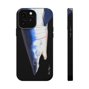 Mako Shark Face MagSafe Black iPhone Case