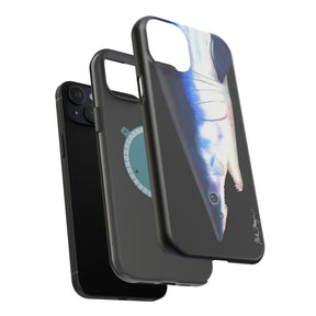 Mako Shark Face MagSafe Black iPhone Case