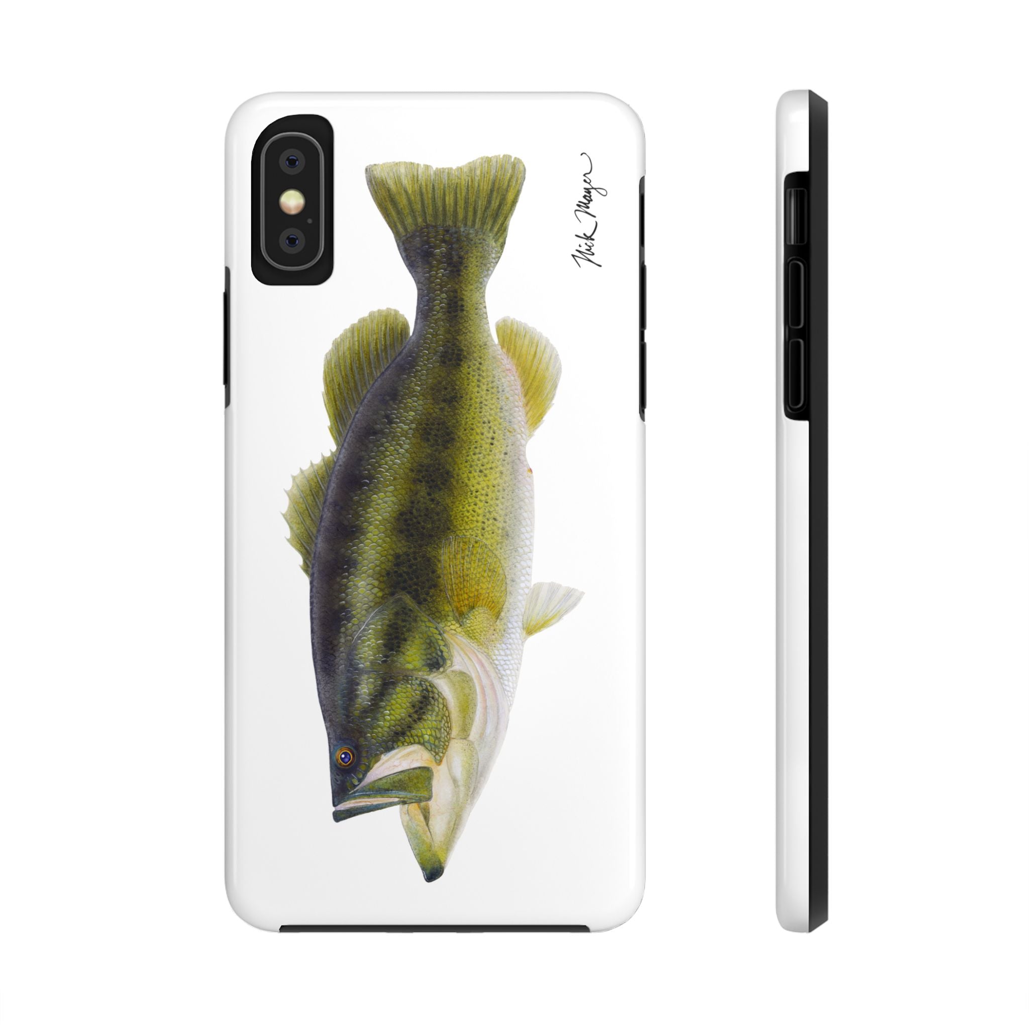 Largemouth Bass White Phone Case (iPhone)