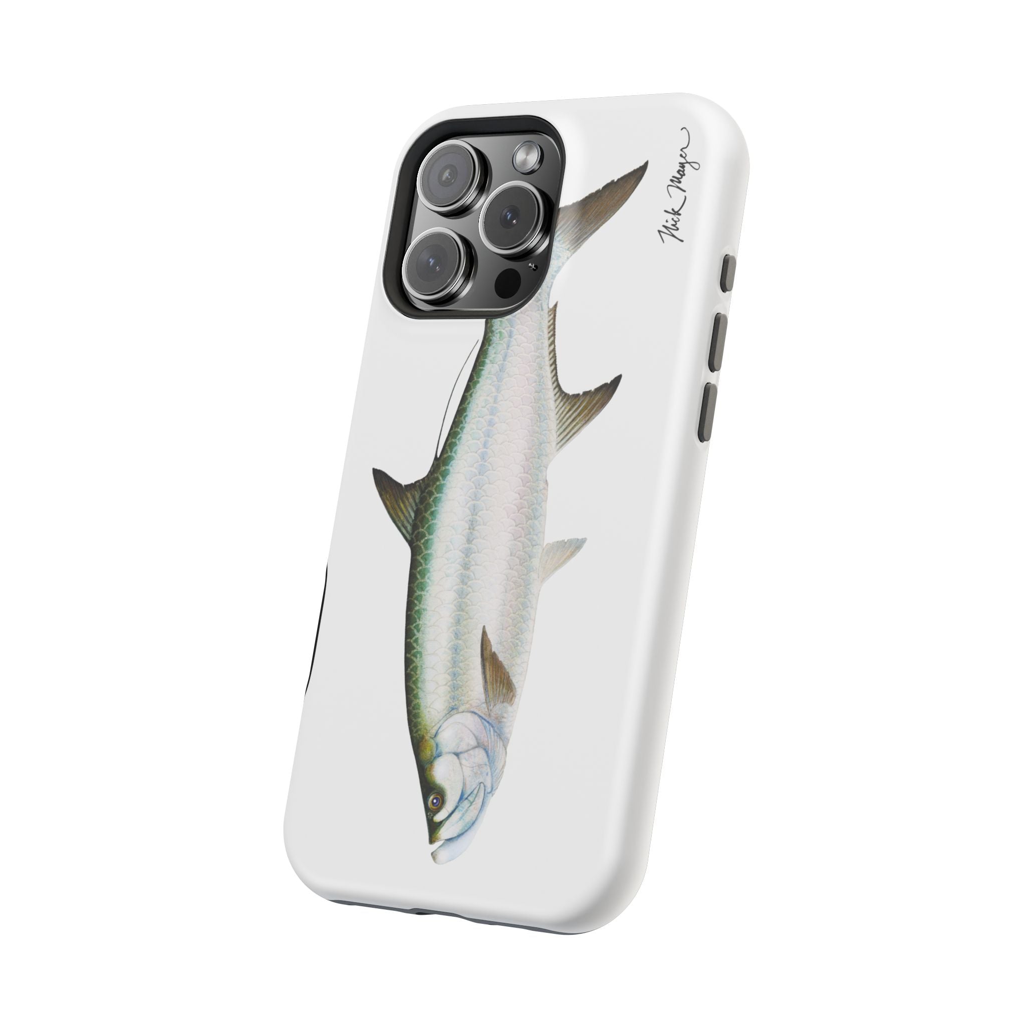 Tarpon MagSafe White iPhone Case