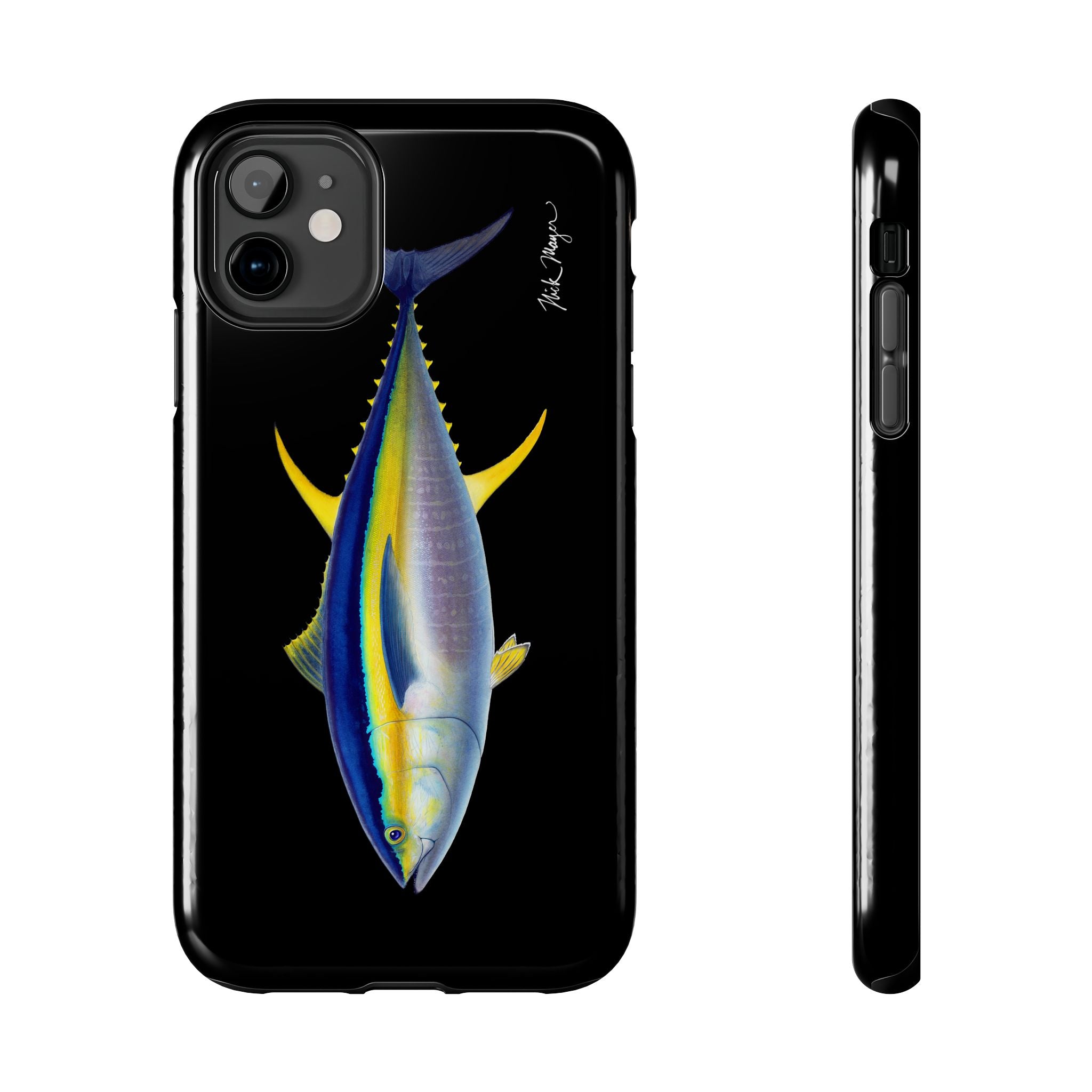 Yellowfin Tuna Black Phone Case (iPhone)