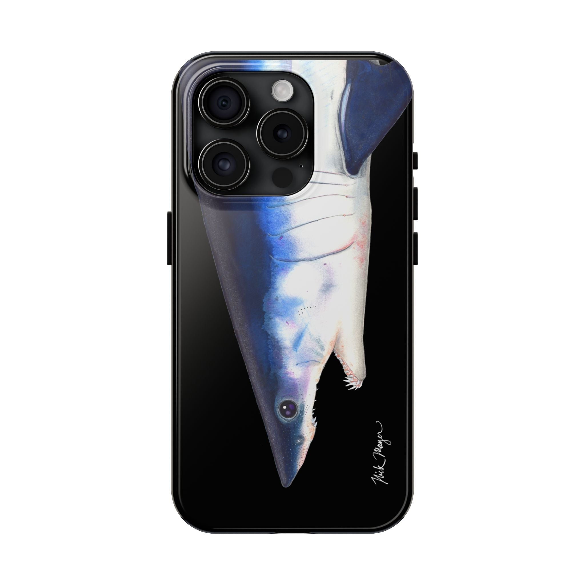 Mako Shark Face Black Case (iPhone)