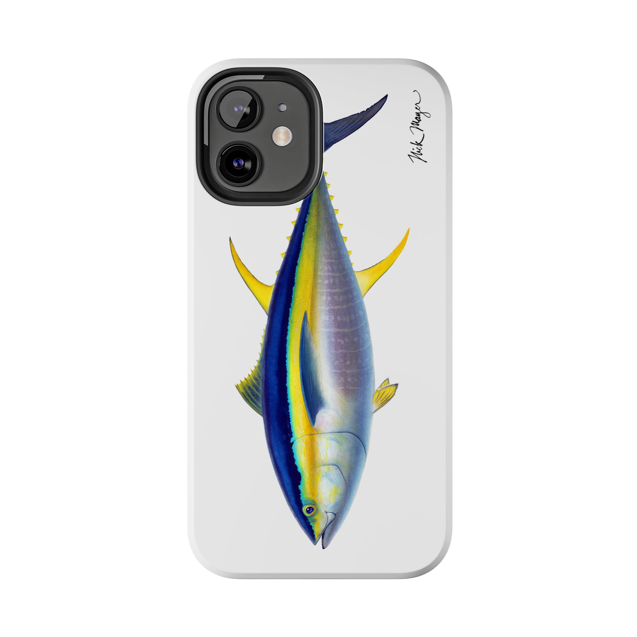 Yellowfin Tuna White Phone Case (iPhone)