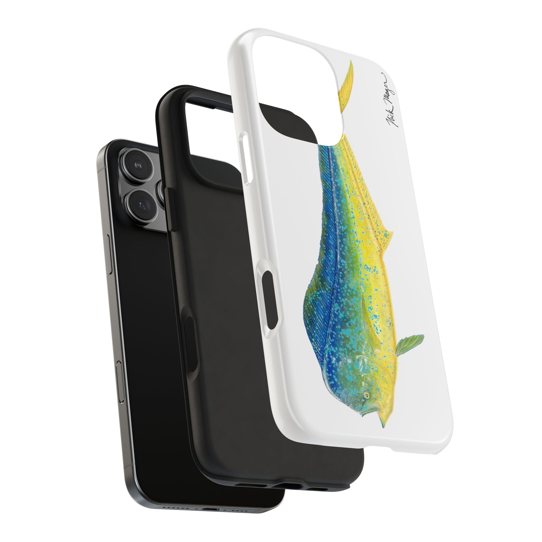 Bull Mahi White Phone Case (iPhone)