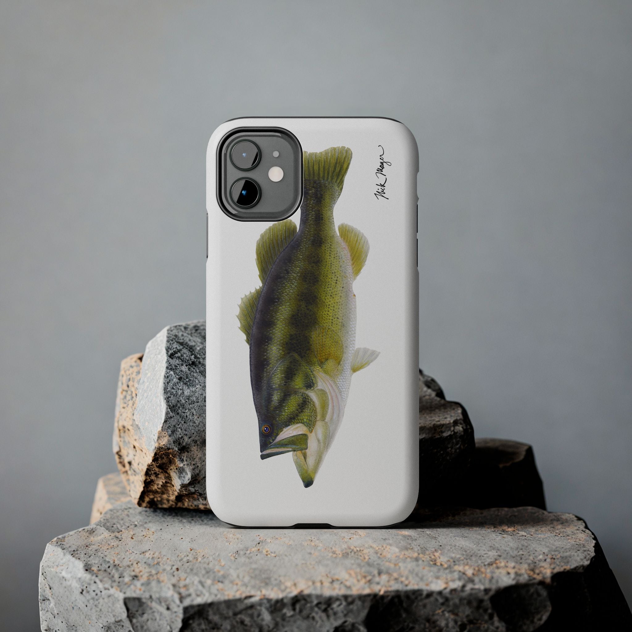 Largemouth Bass White Phone Case (iPhone)