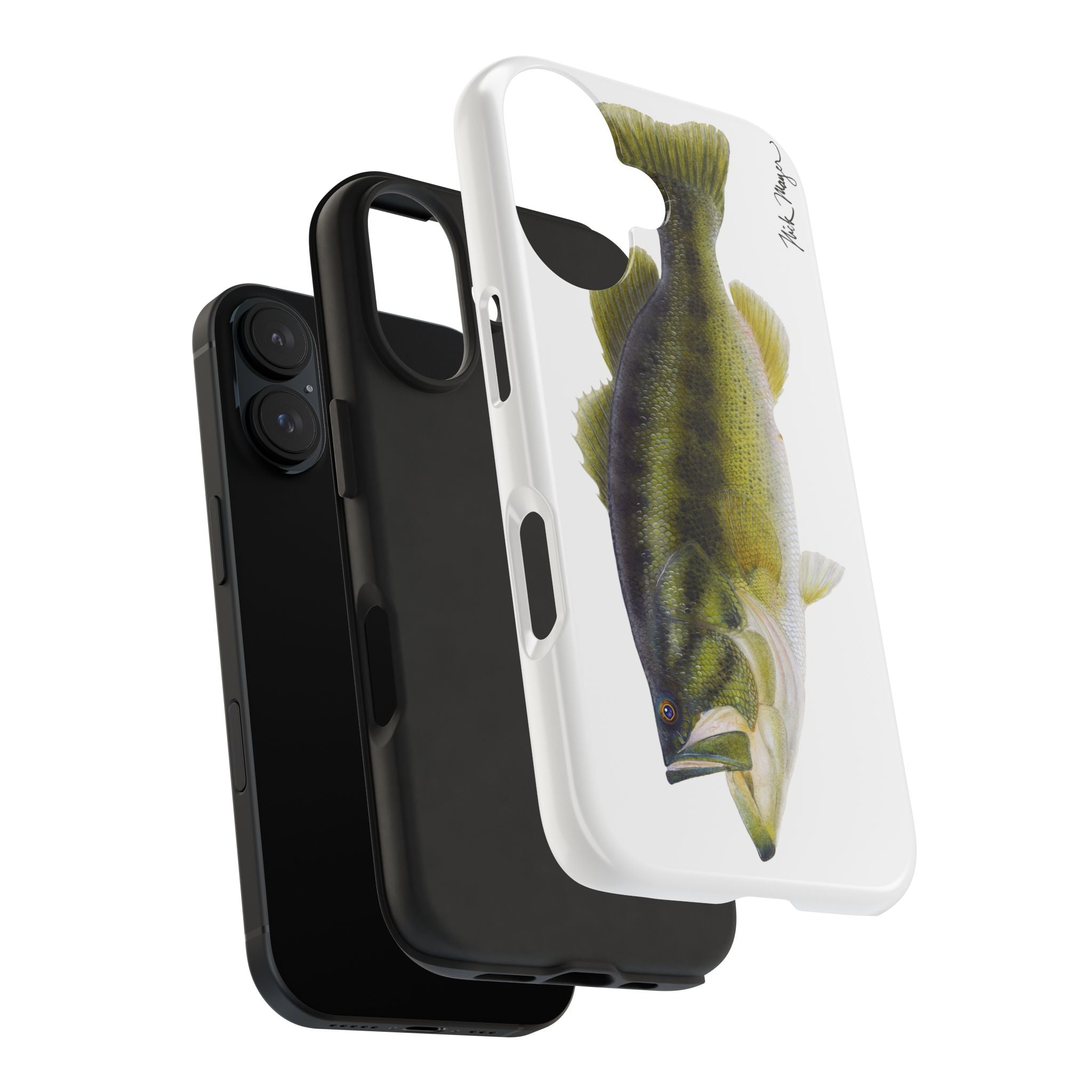 Largemouth Bass White Phone Case (iPhone)