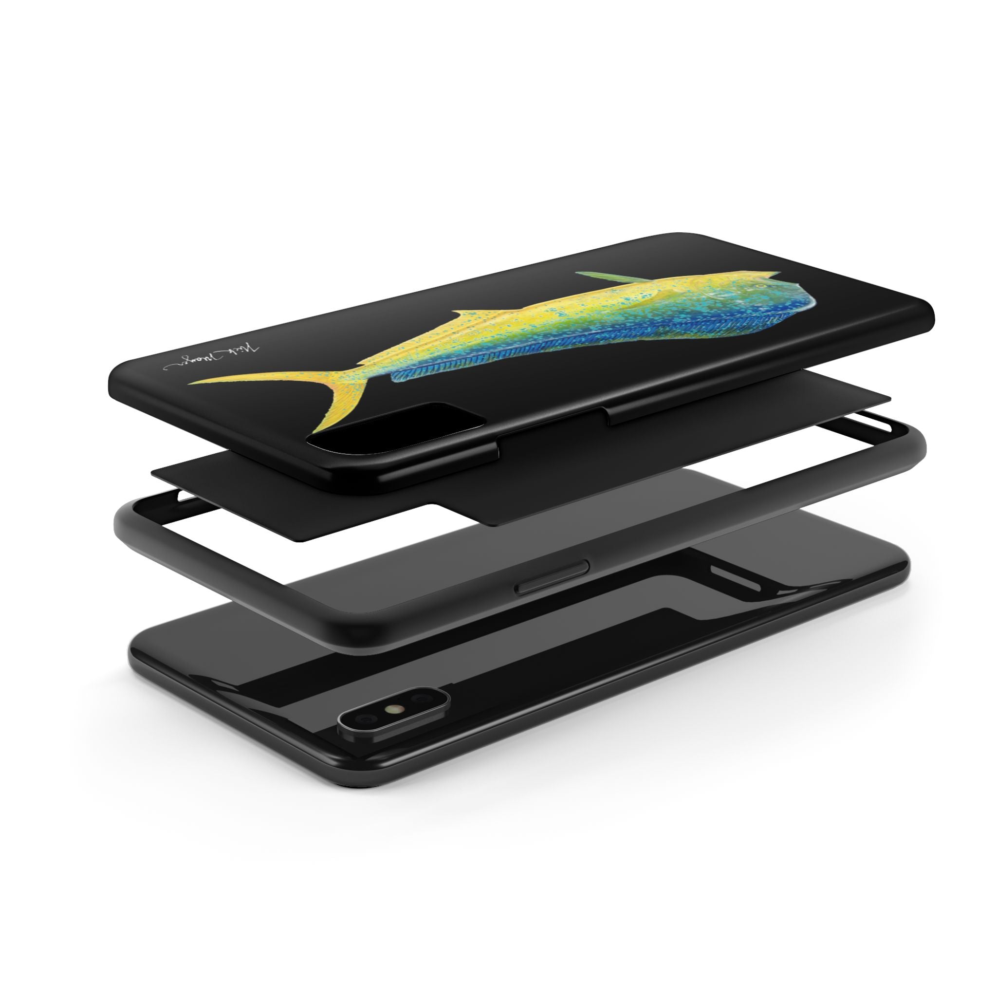 Bull Mahi Black Phone Case (iPhone)