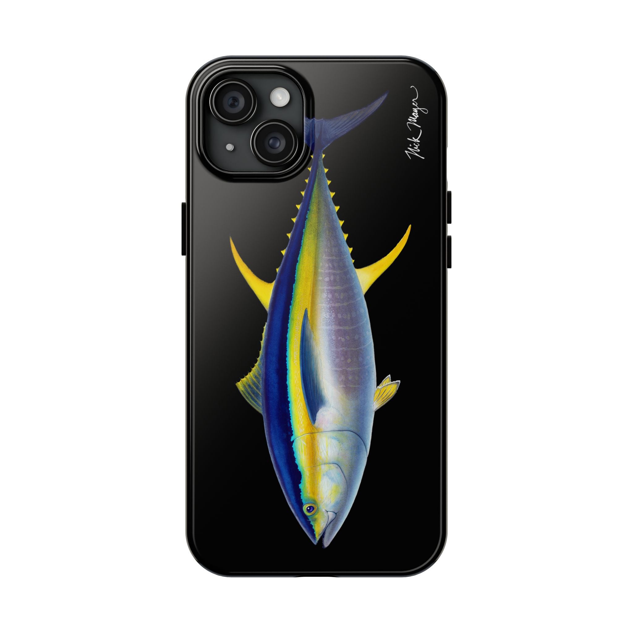 Yellowfin Tuna Black Phone Case (iPhone)