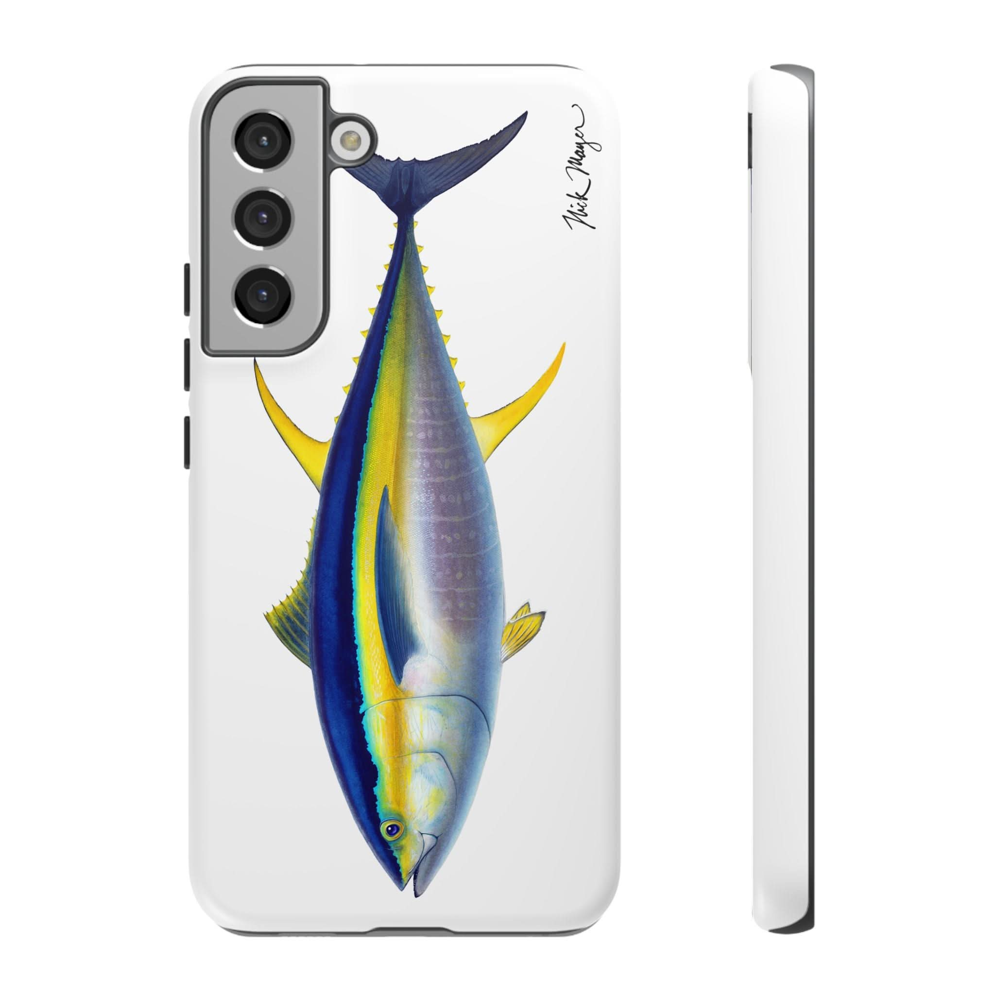 Yellowfin Tuna White Phone Case (Samsung)