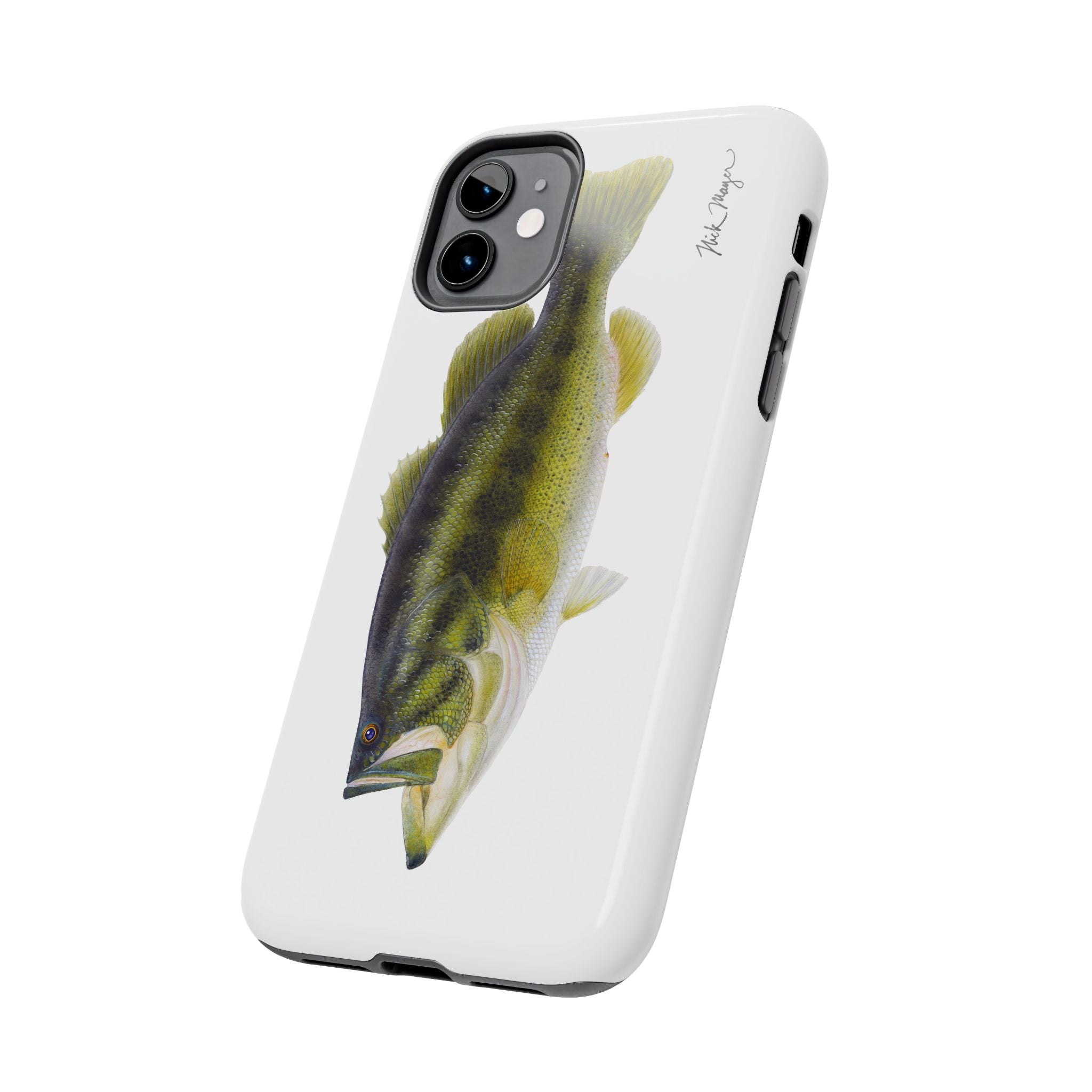 Largemouth Bass White Phone Case (iPhone)