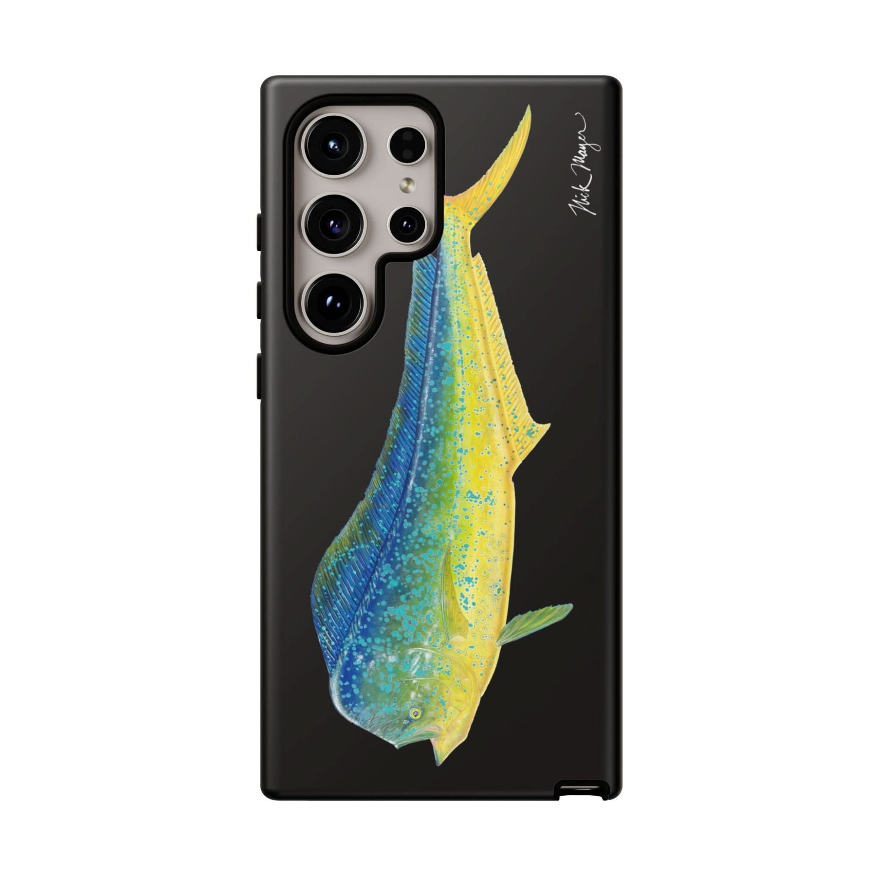 Bull Mahi Black Phone Case (iPhone 16 & Samsung)