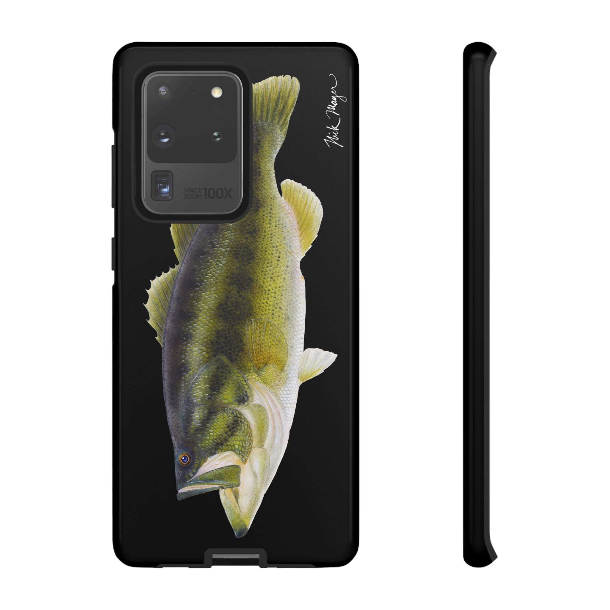 Largemouth Bass Black Phone Case (Samsung)