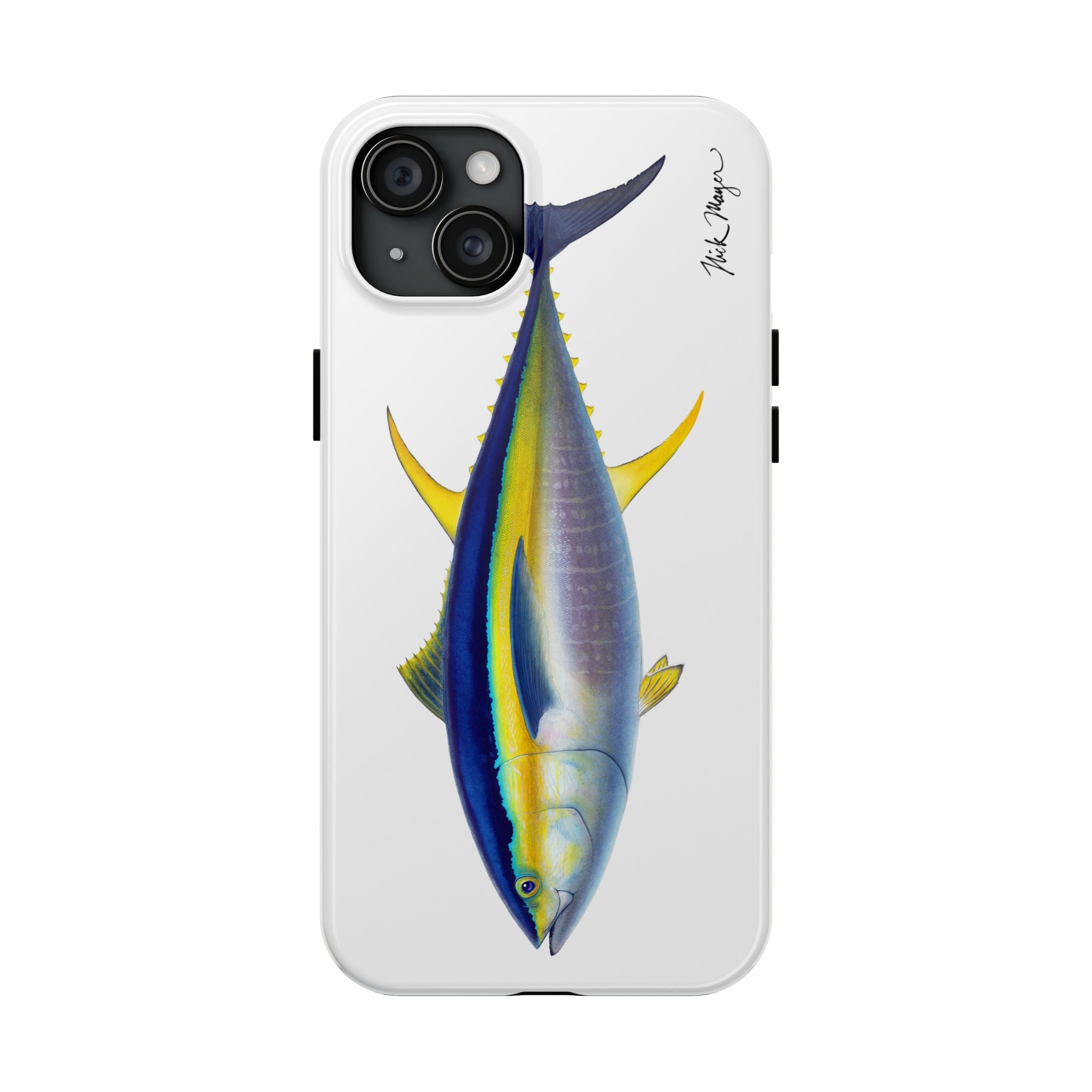 Yellowfin Tuna White Phone Case (iPhone)