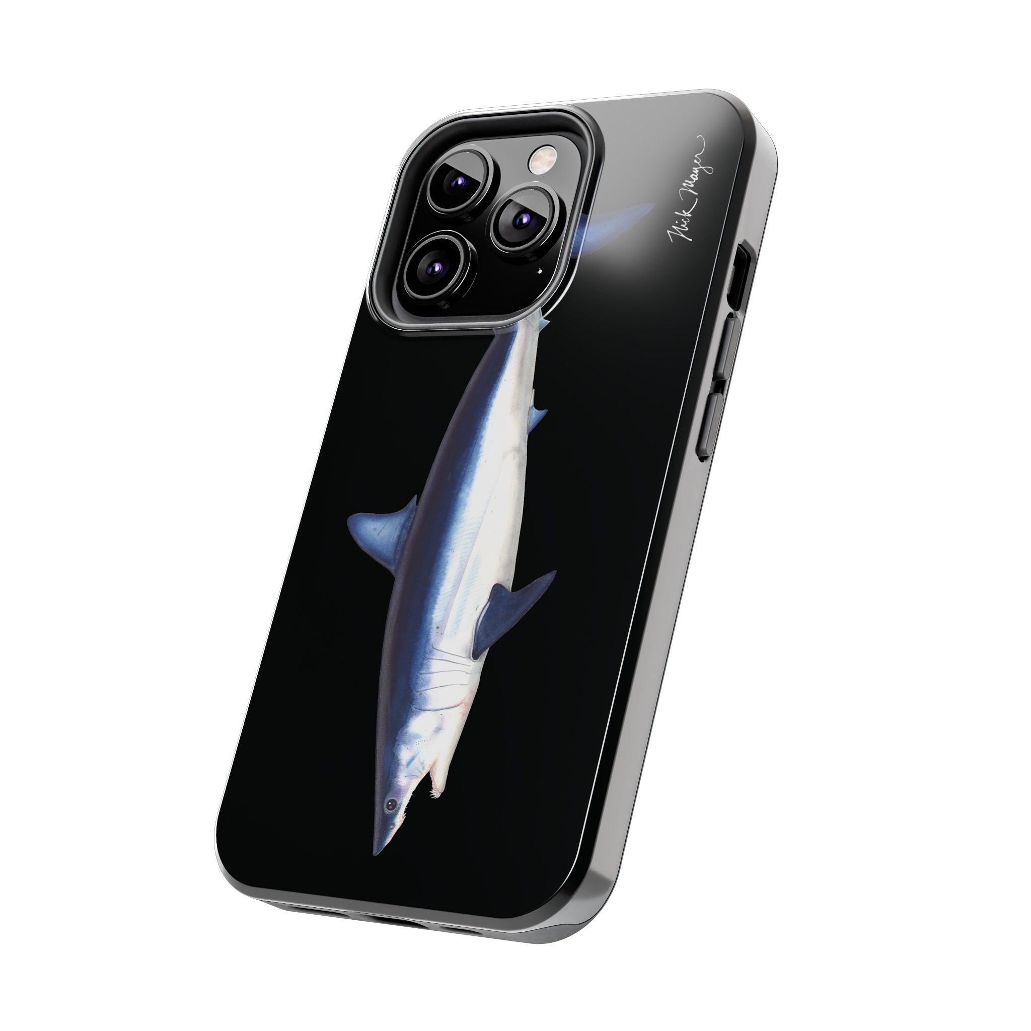 Mako Shark Black iPhone Case