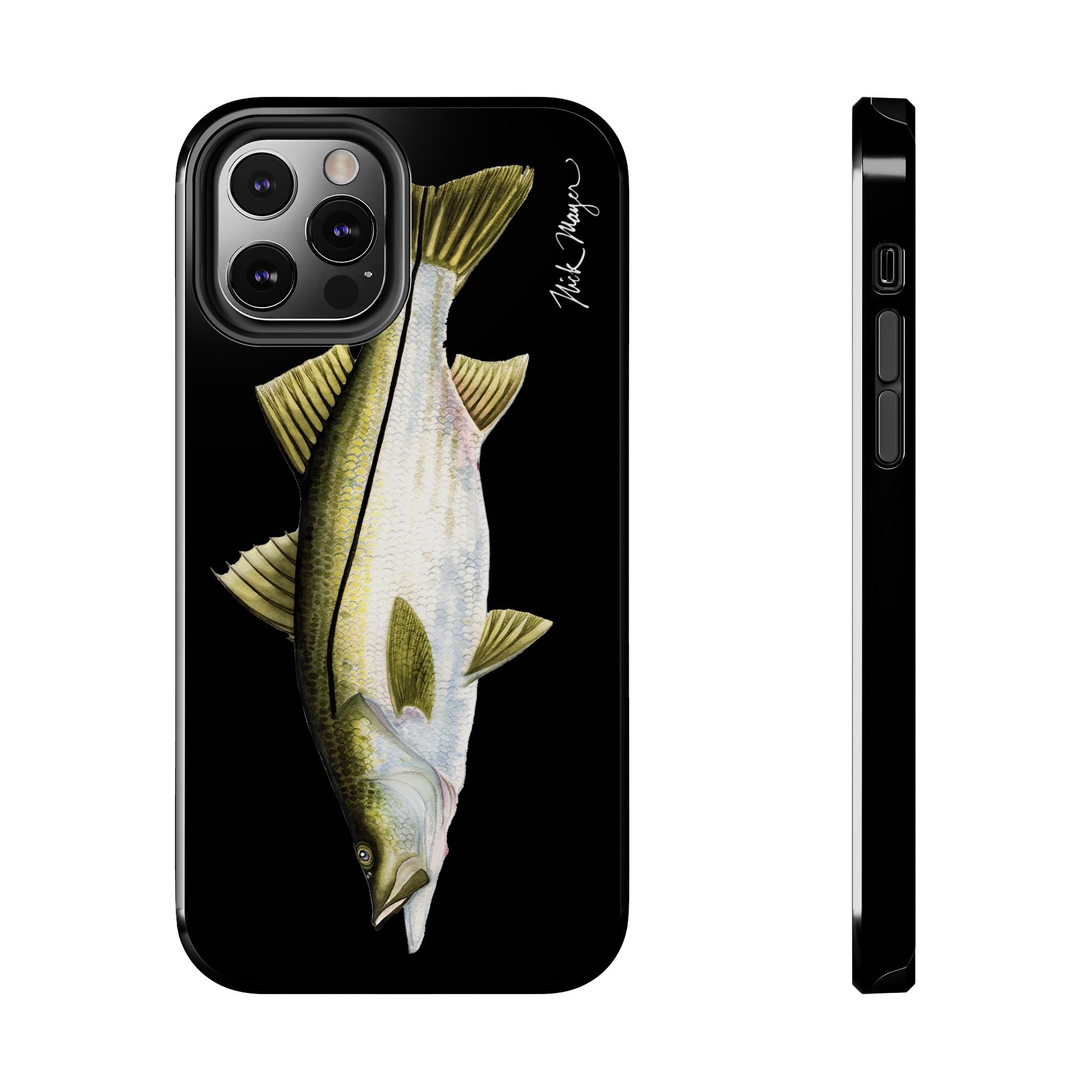 Snook Black Phone Case (iPhone)