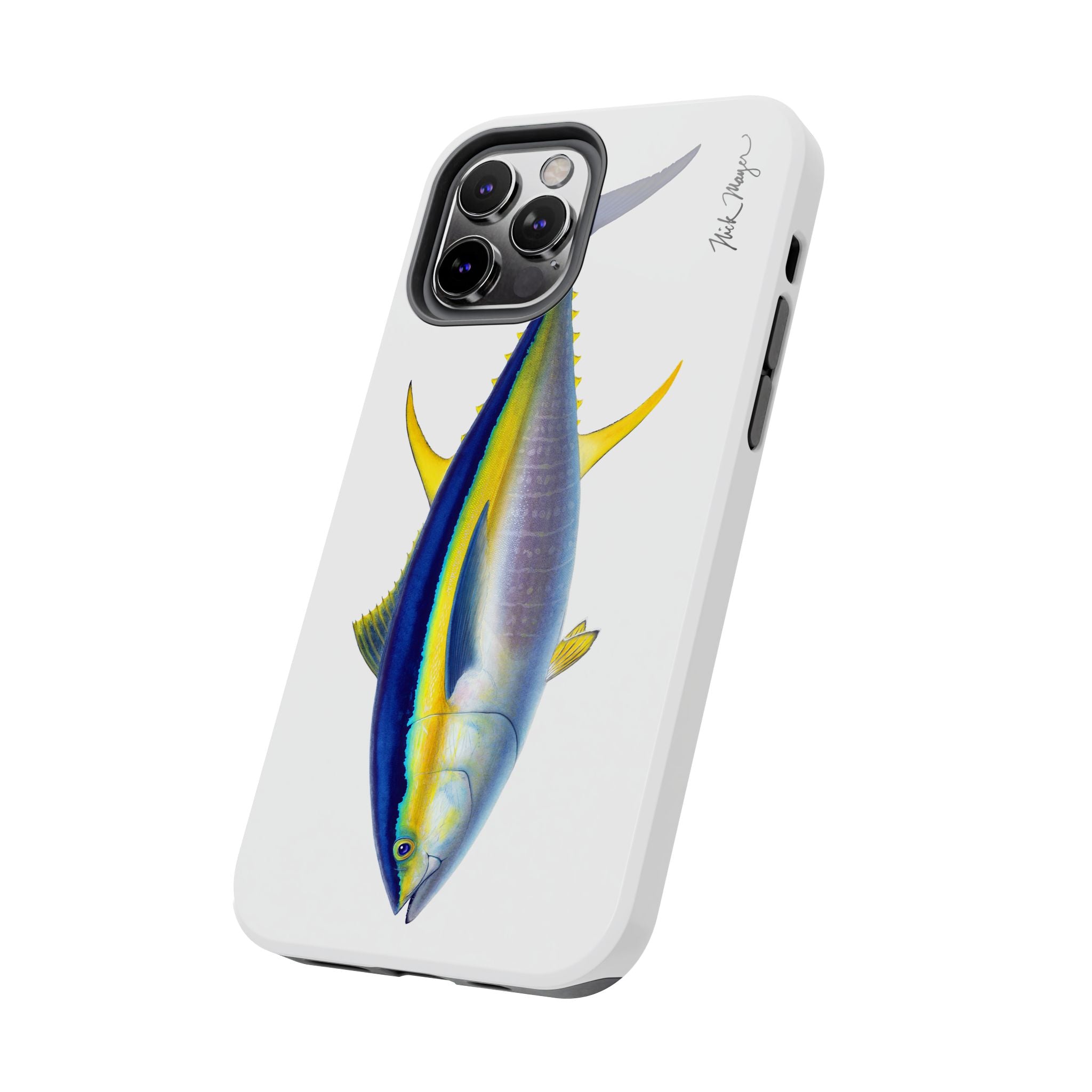 Yellowfin Tuna White Phone Case (iPhone)