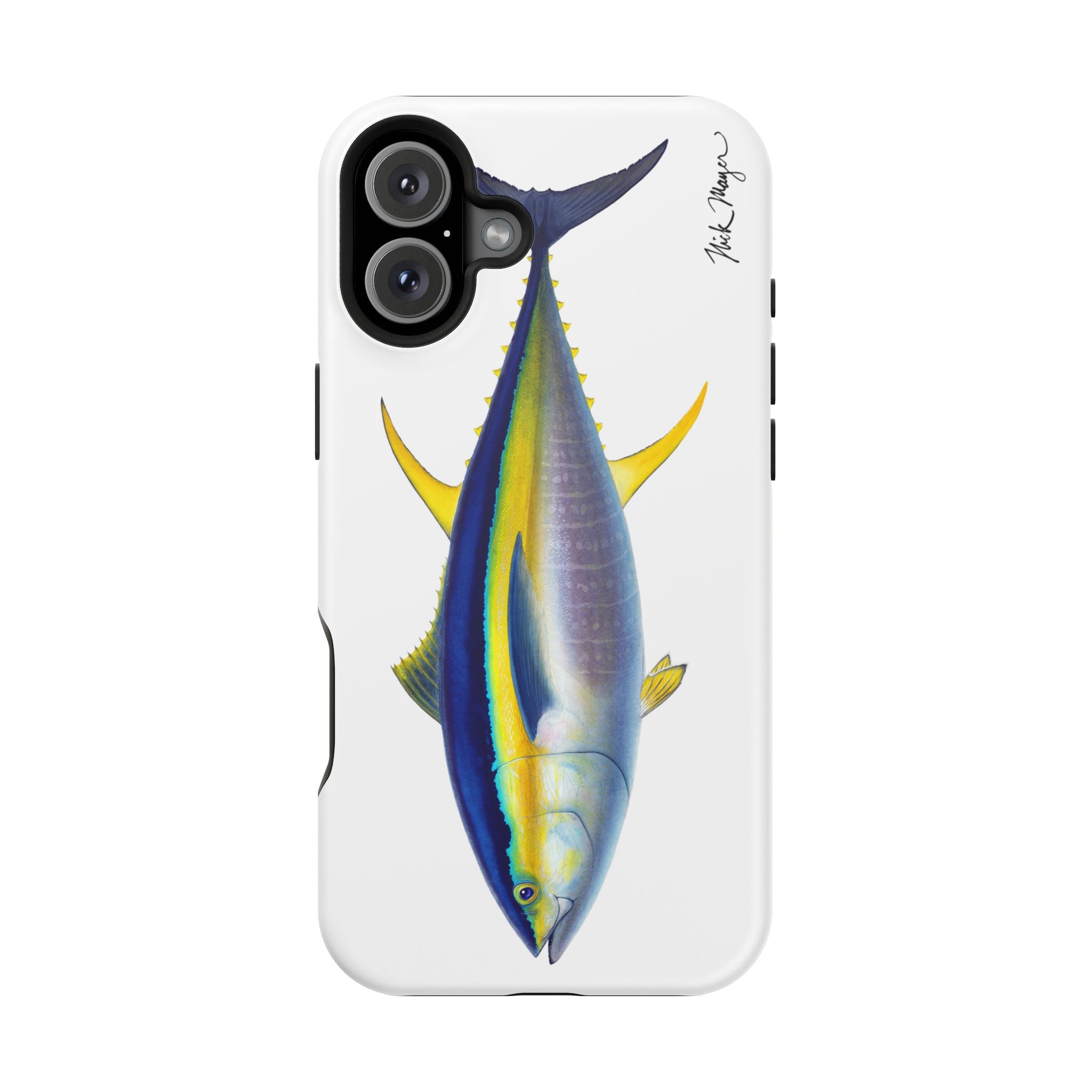 Yellowfin Tuna MagSafe White iPhone Case