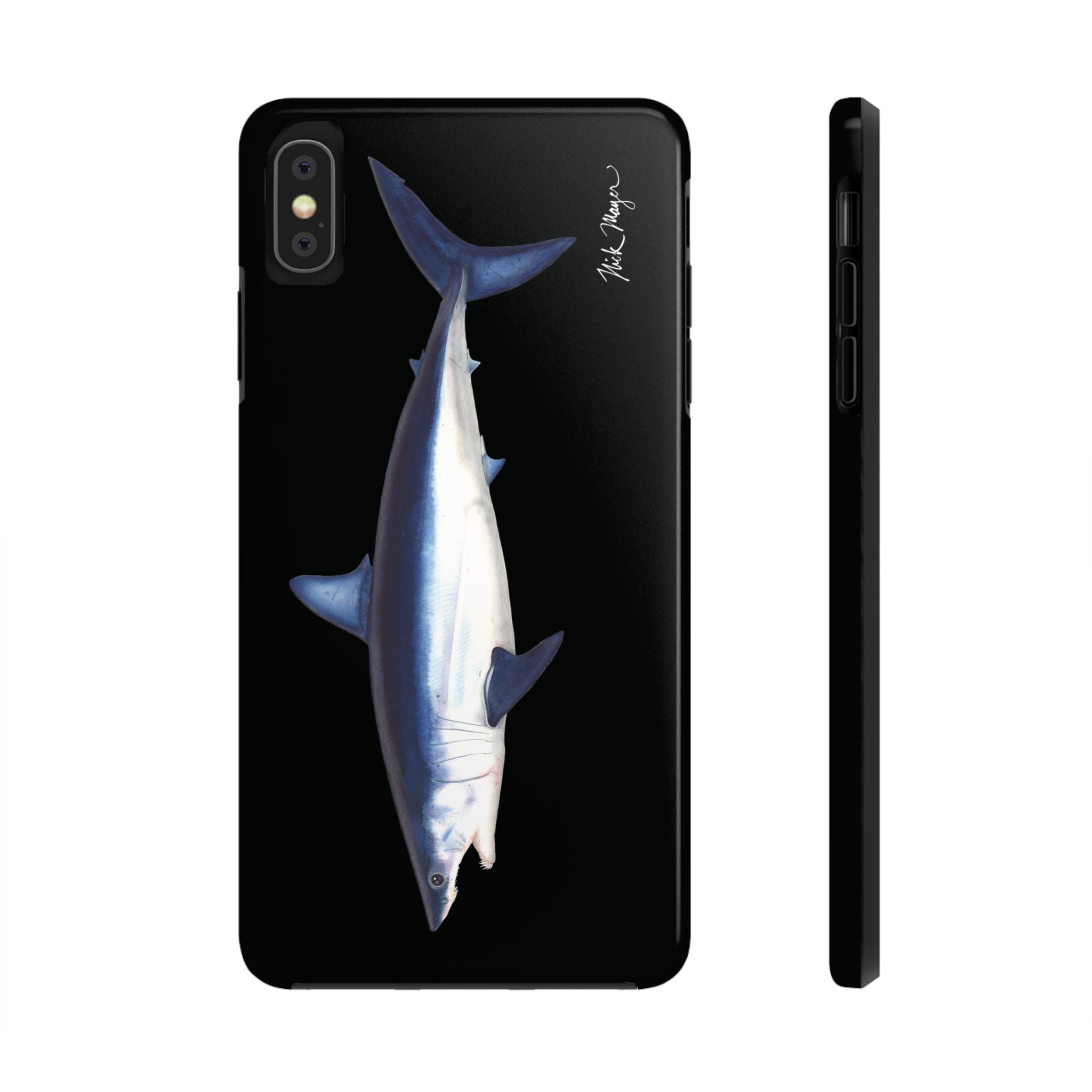 Mako Shark Black iPhone Case