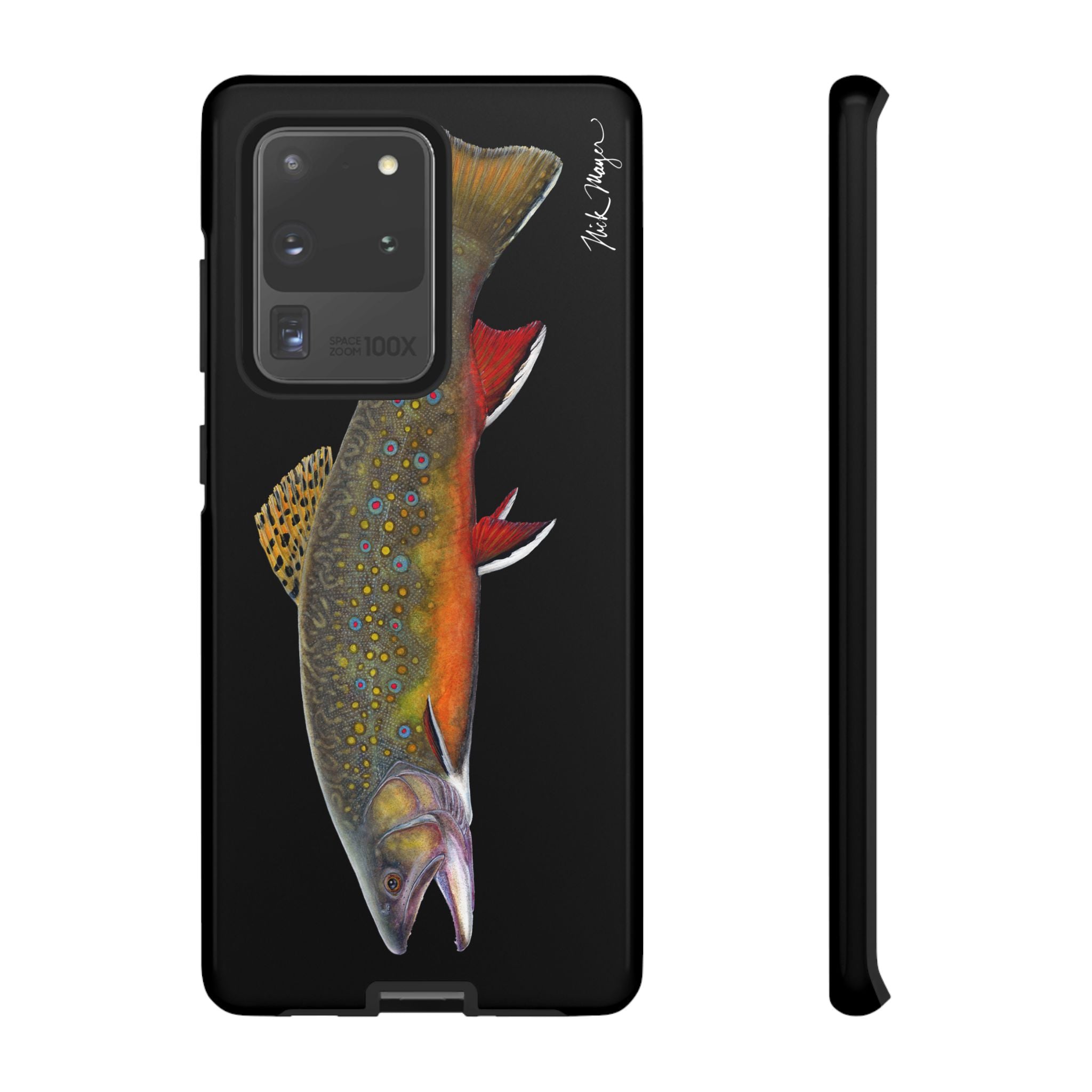 Brook Trout Black Phone Case (Samsung)