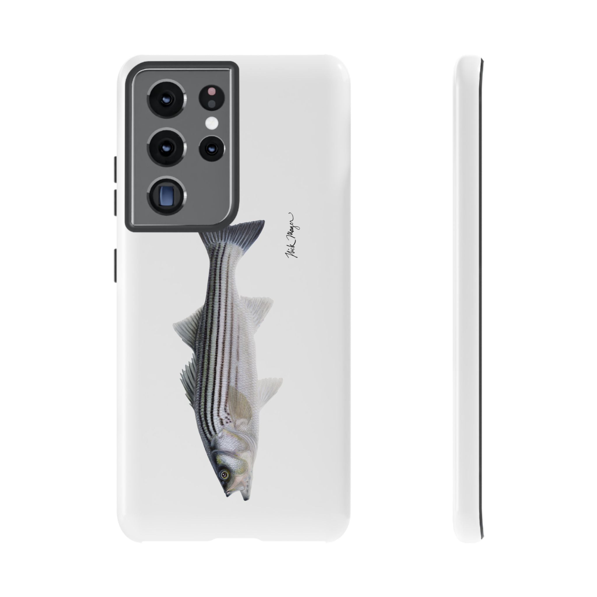 Schoolie Striper White Phone Case (Samsung)