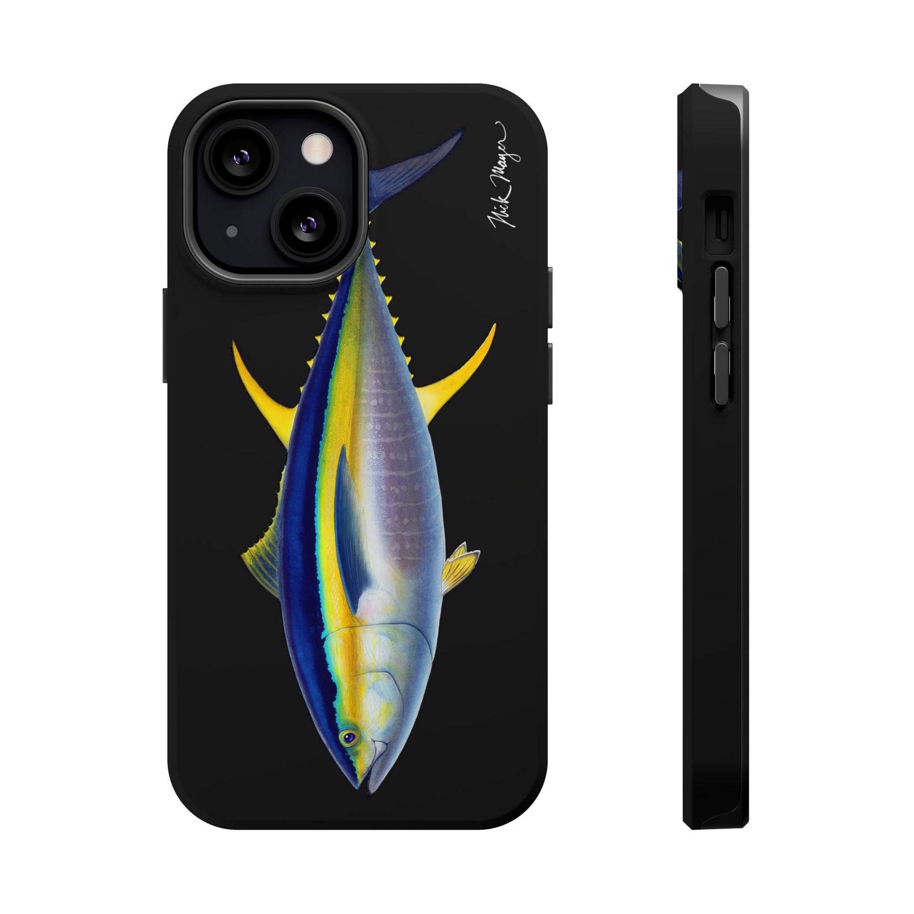 Yellowfin Tuna MagSafe Black iPhone Case