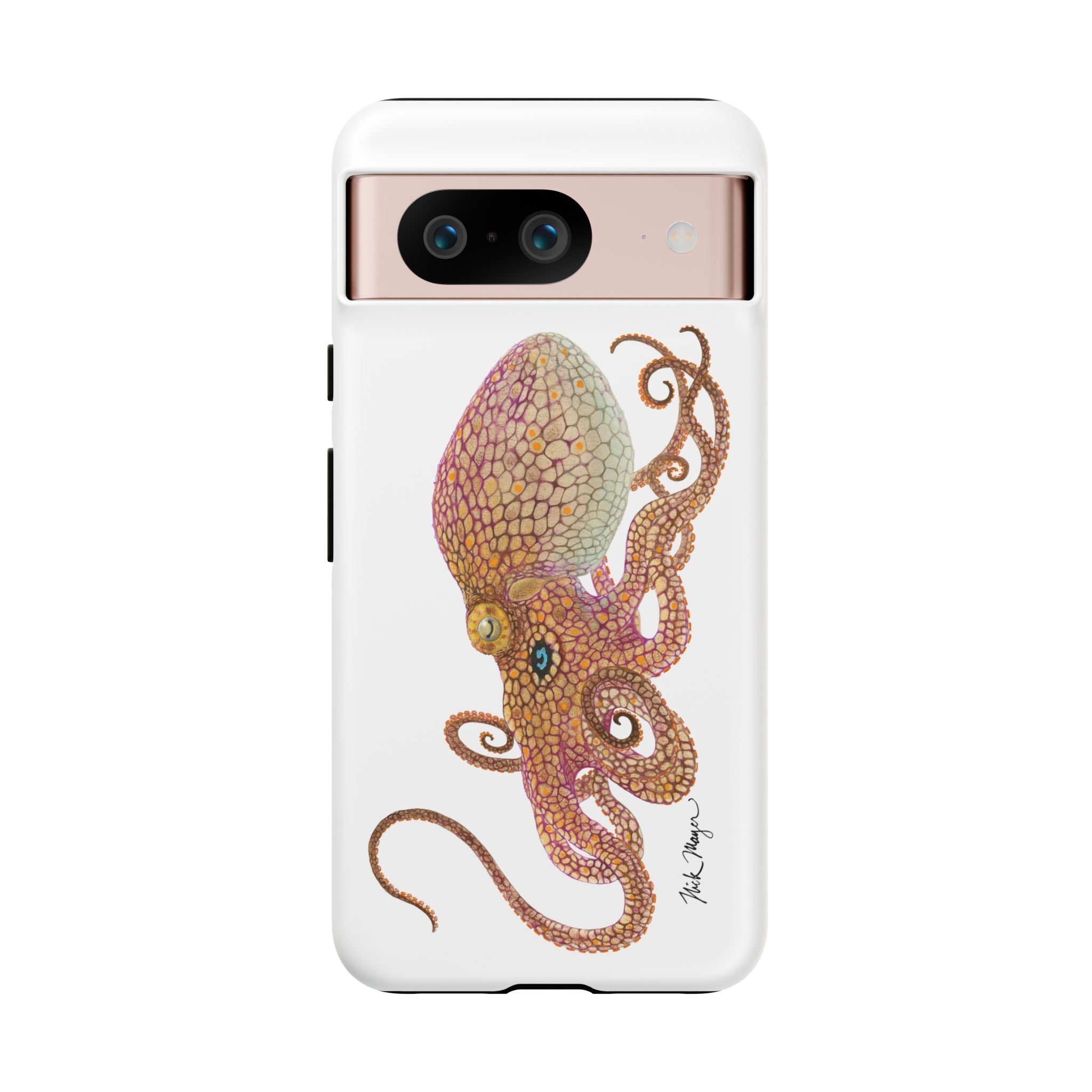 Two Spot Octopus White Phone Case (Samsung)