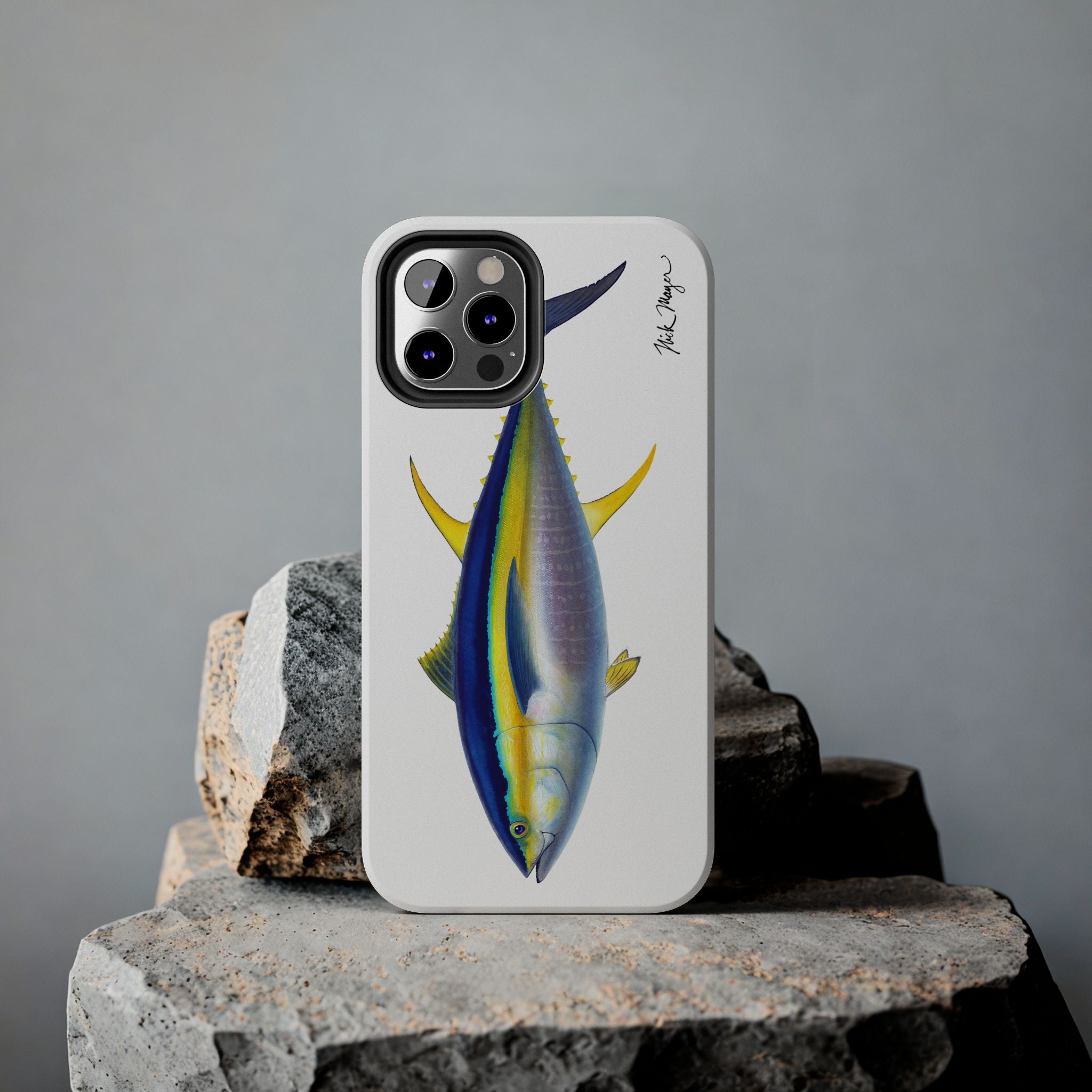 Yellowfin Tuna White Phone Case (iPhone)