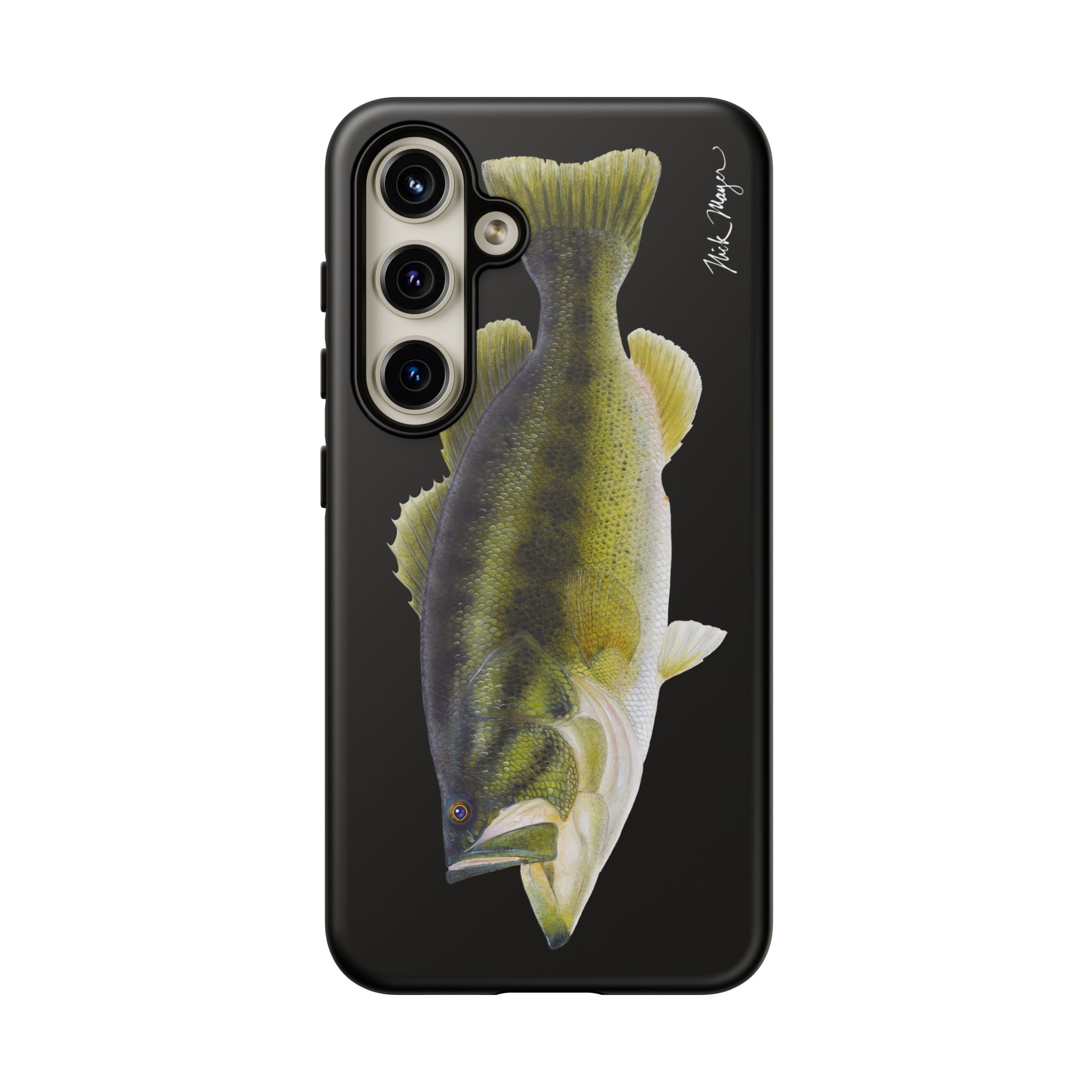 Largemouth Bass Black Phone Case (Samsung)