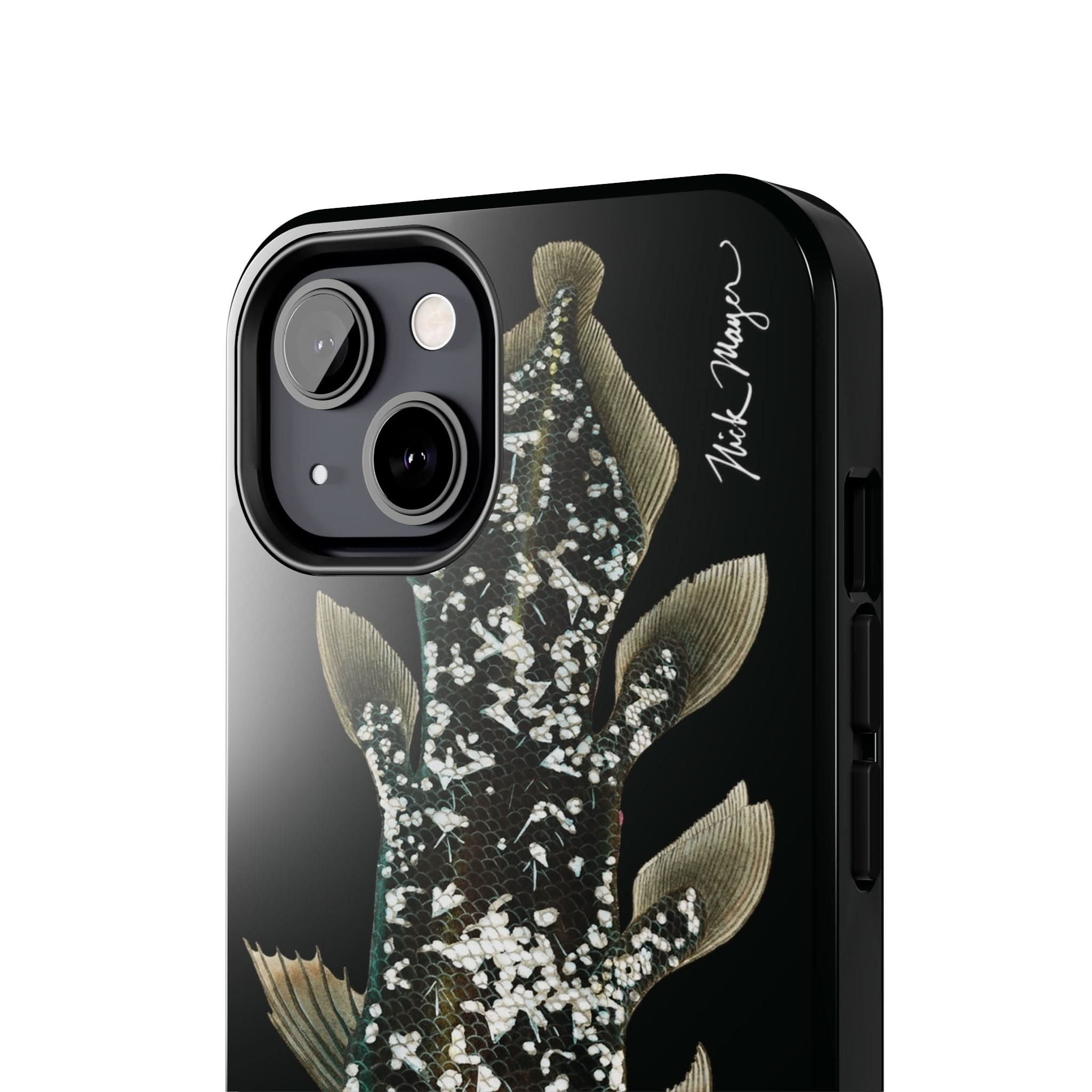 Coelacanth Black iPhone Case