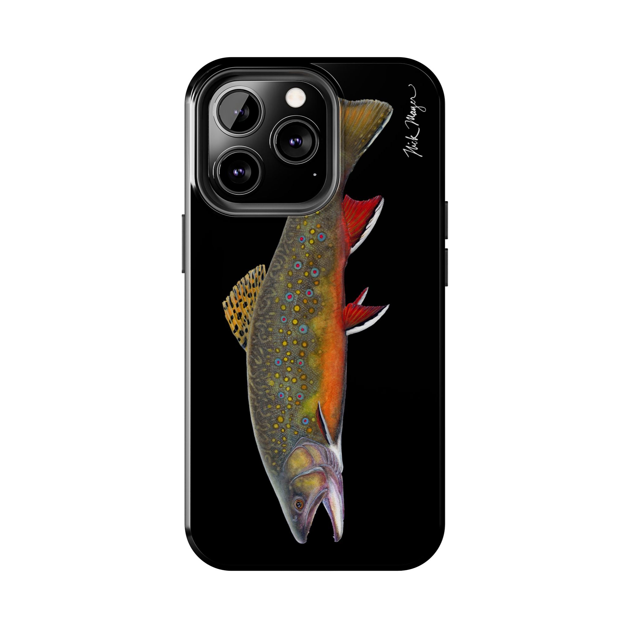 Brook Trout Black Phone Case (iPhone)