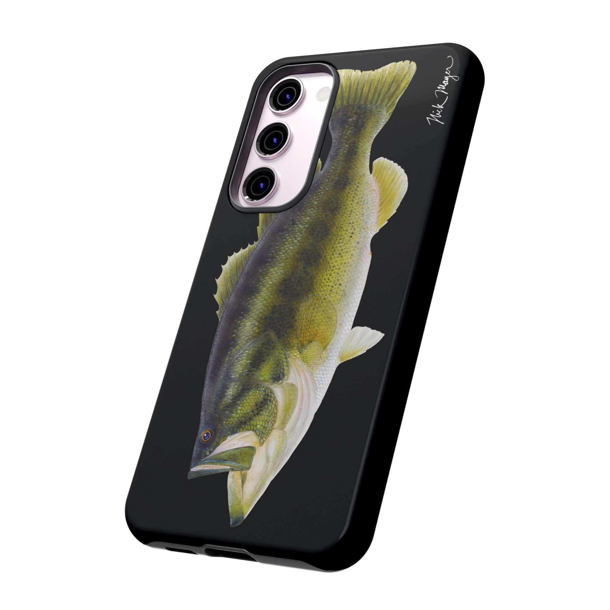 Largemouth Bass Black Phone Case (Samsung)