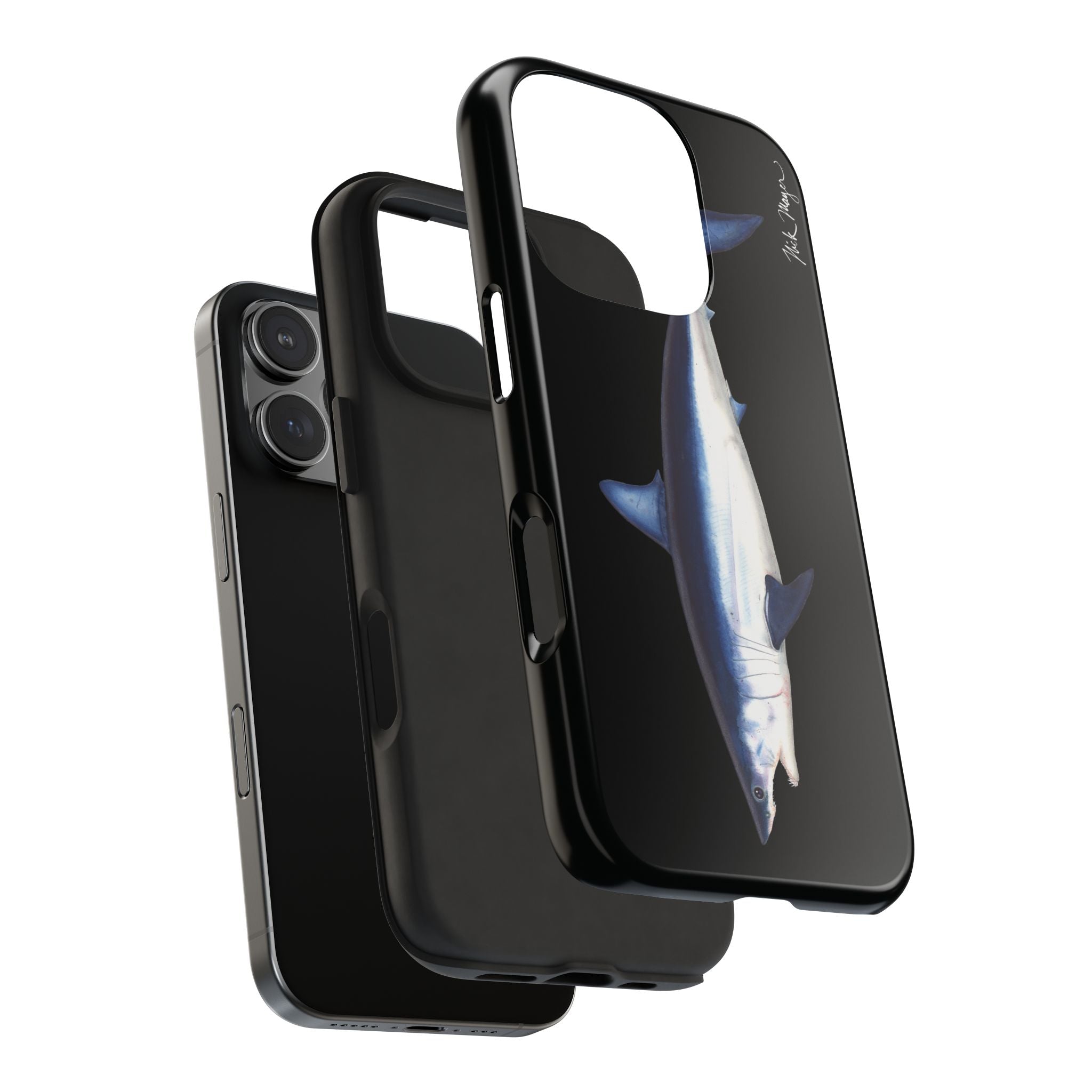 Mako Shark Black iPhone Case