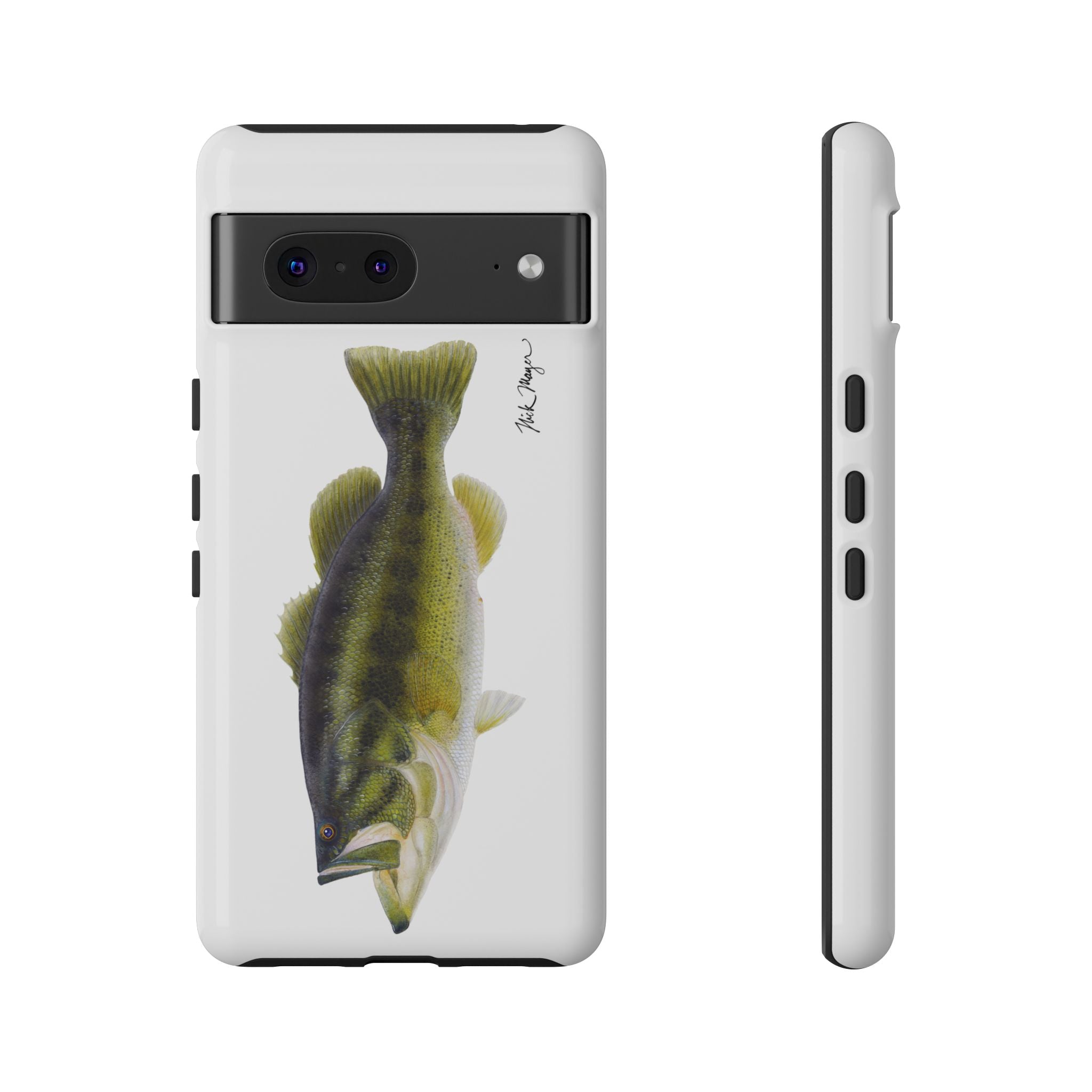 Largemouth Bass White Phone Case (Samsung)