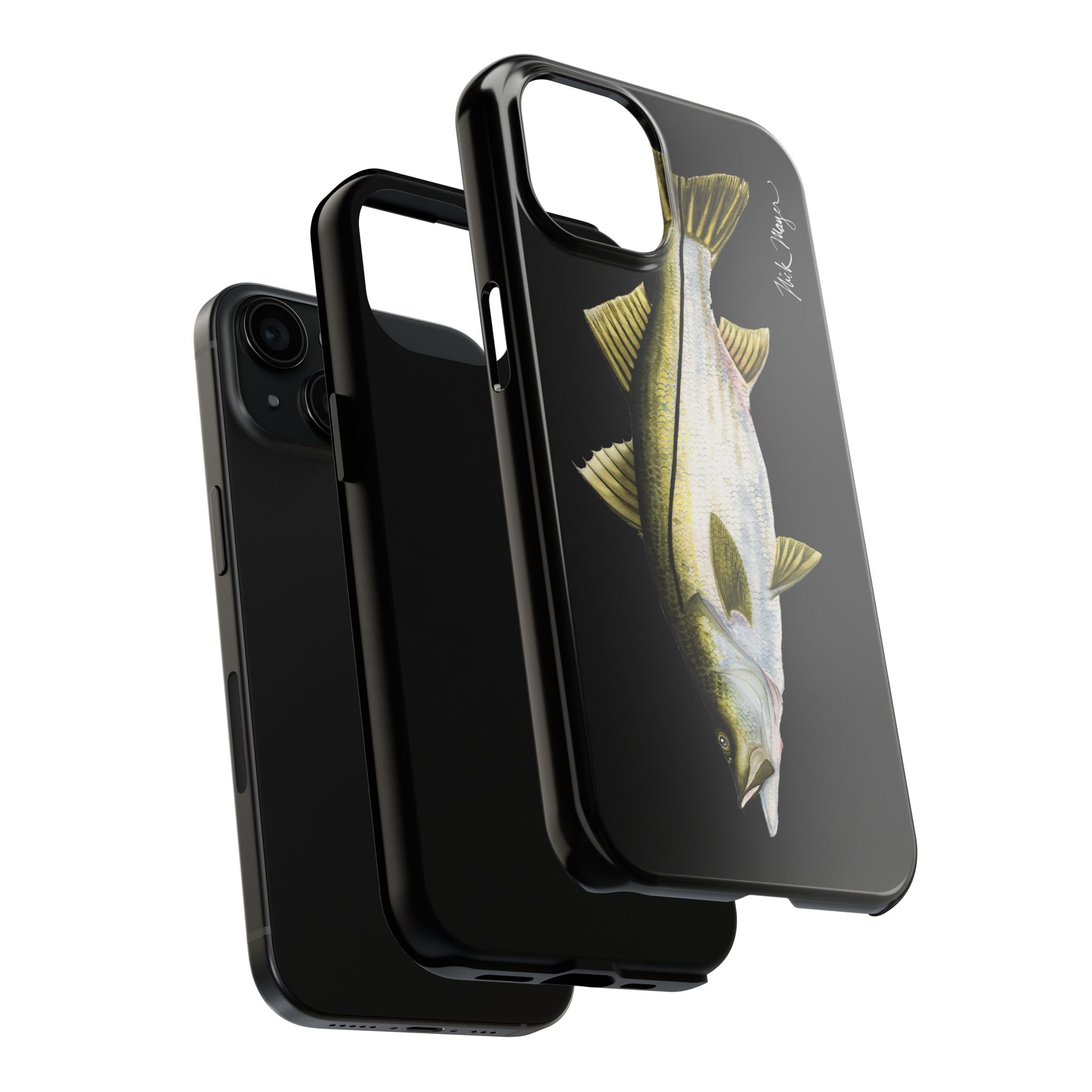 Snook Black Phone Case (iPhone)