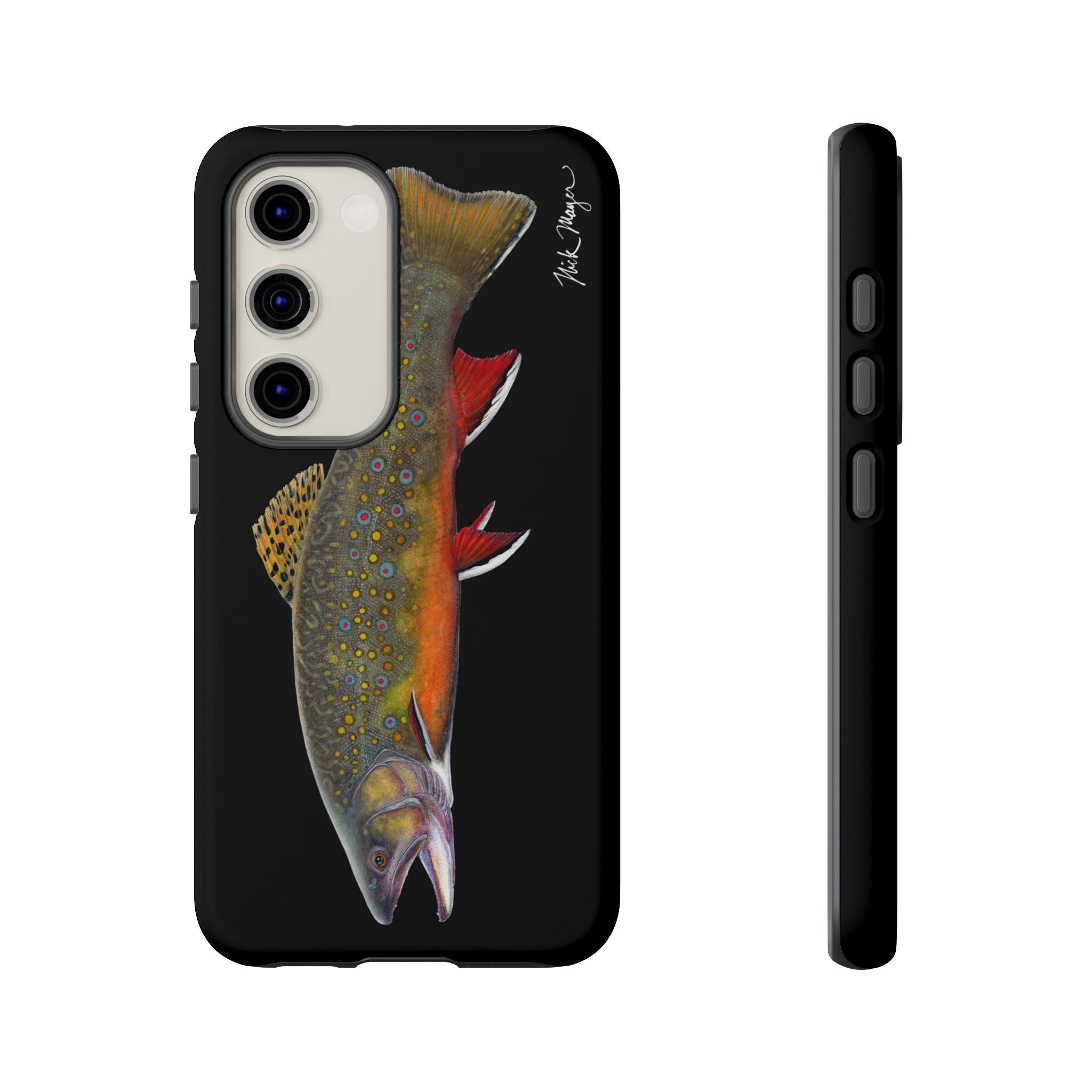 Brook Trout Black Phone Case (Samsung)