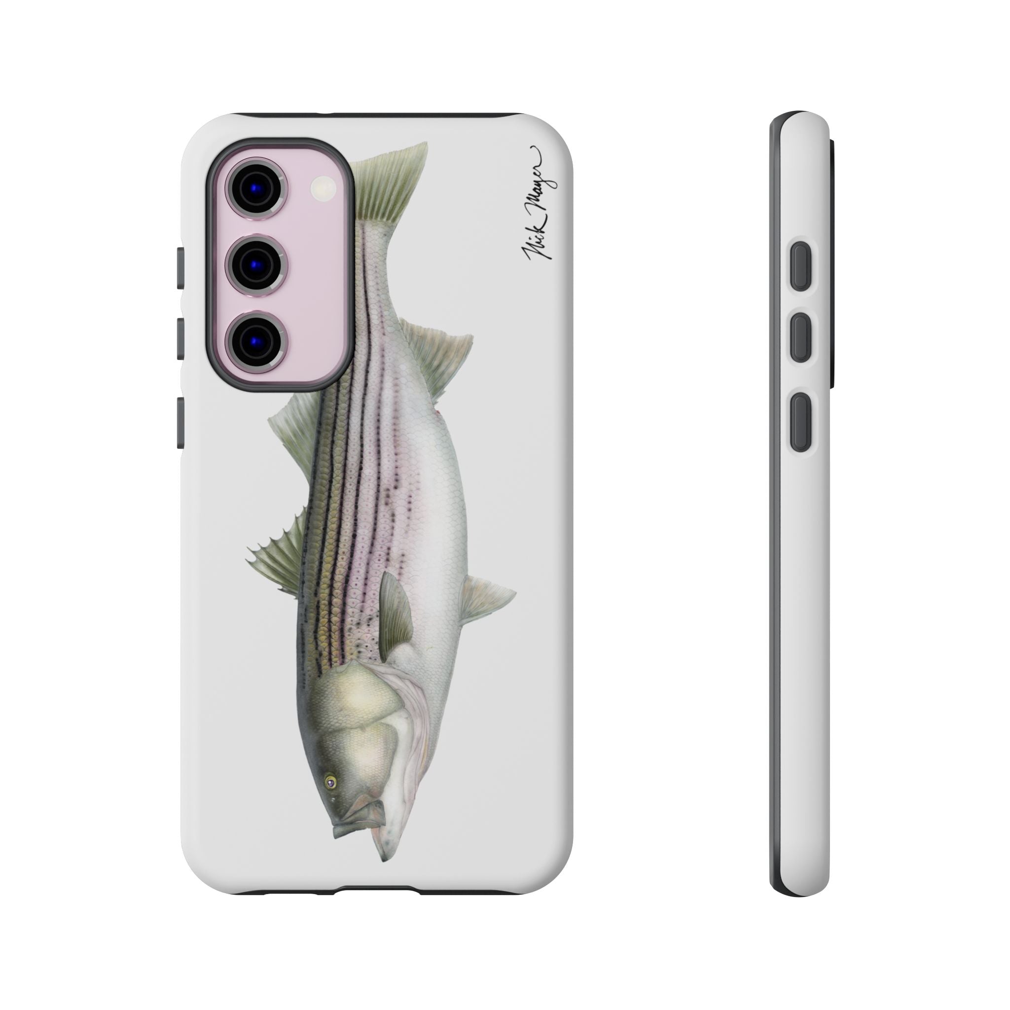 30 lb Striper White Phone Case (Samsung)