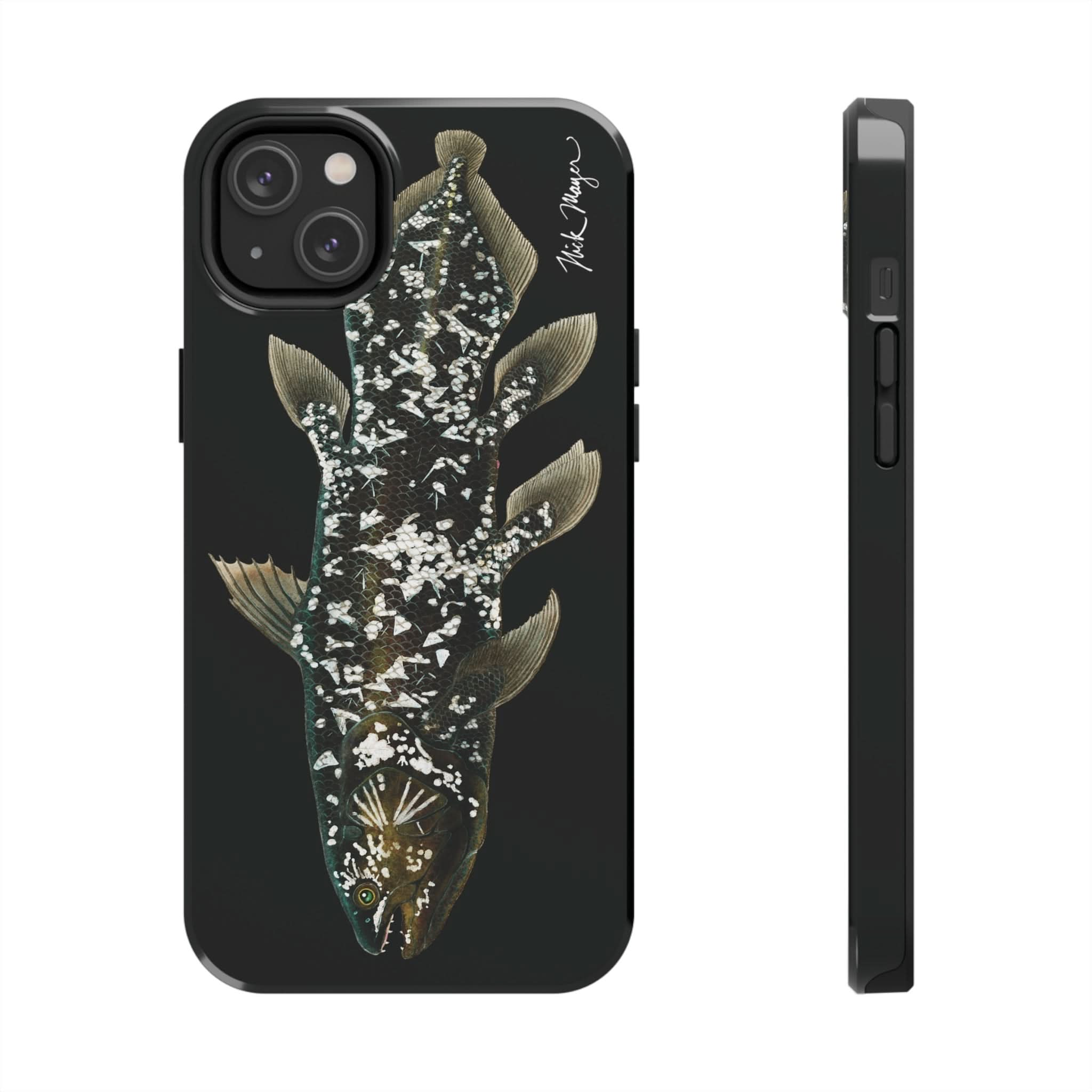 Coelacanth Black iPhone Case