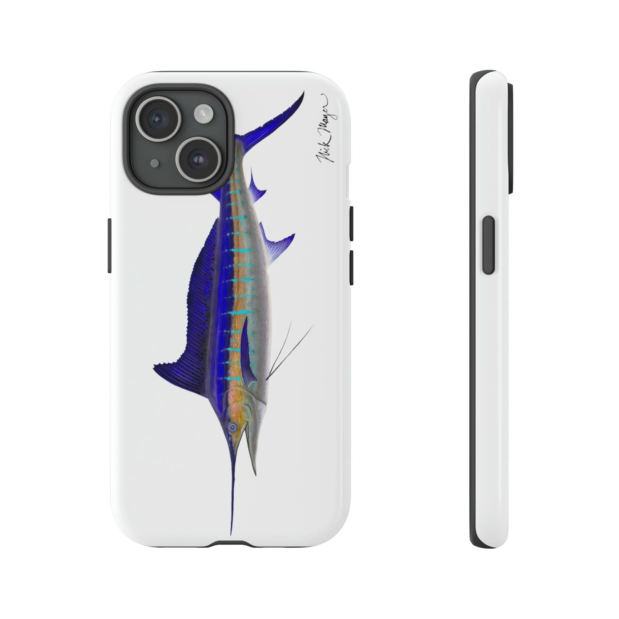 Striped Marlin iPhone 15 Case