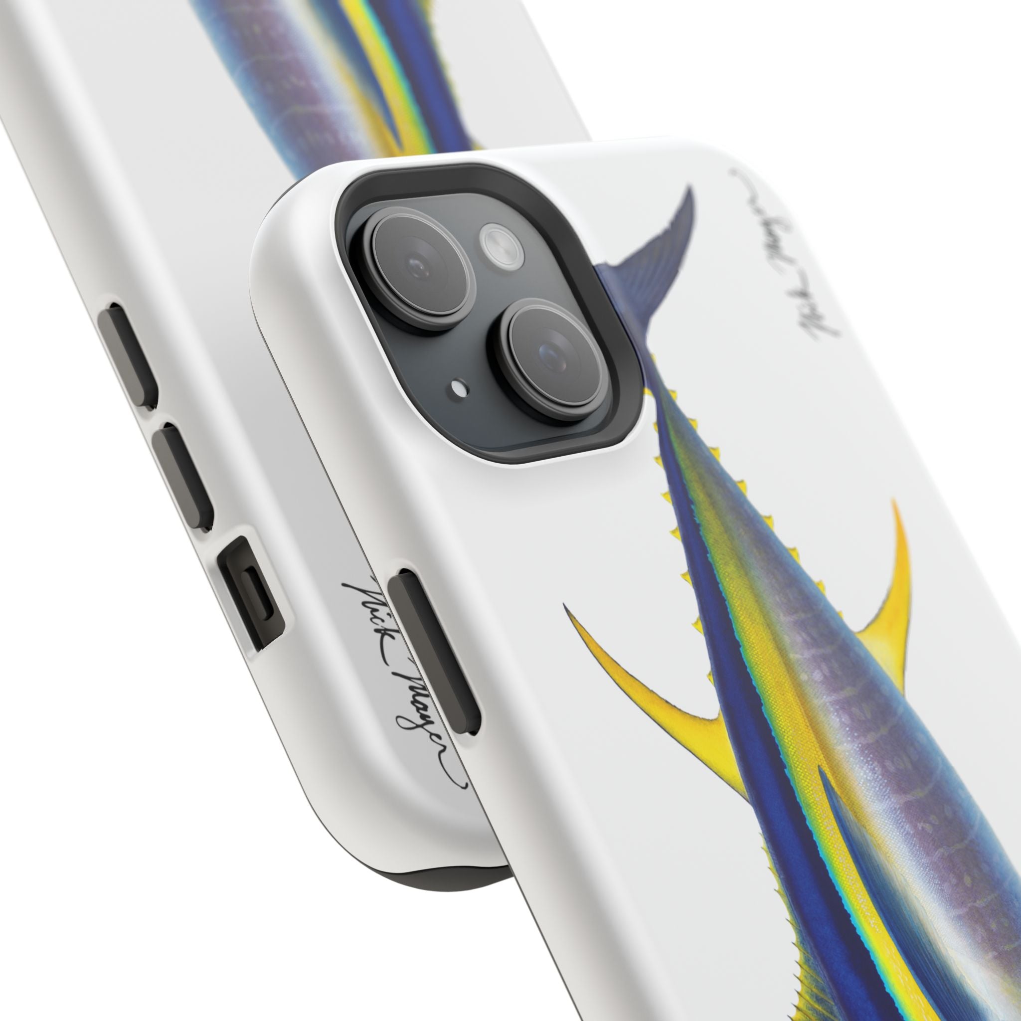 Yellowfin Tuna MagSafe White iPhone Case