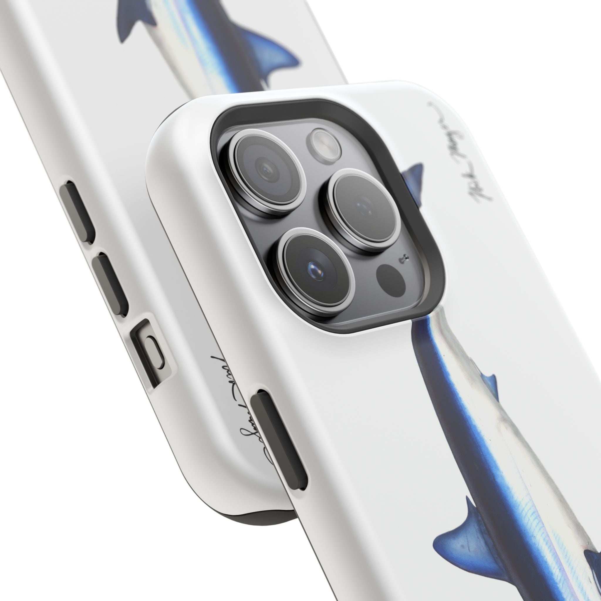 Mako Shark MagSafe White iPhone Case