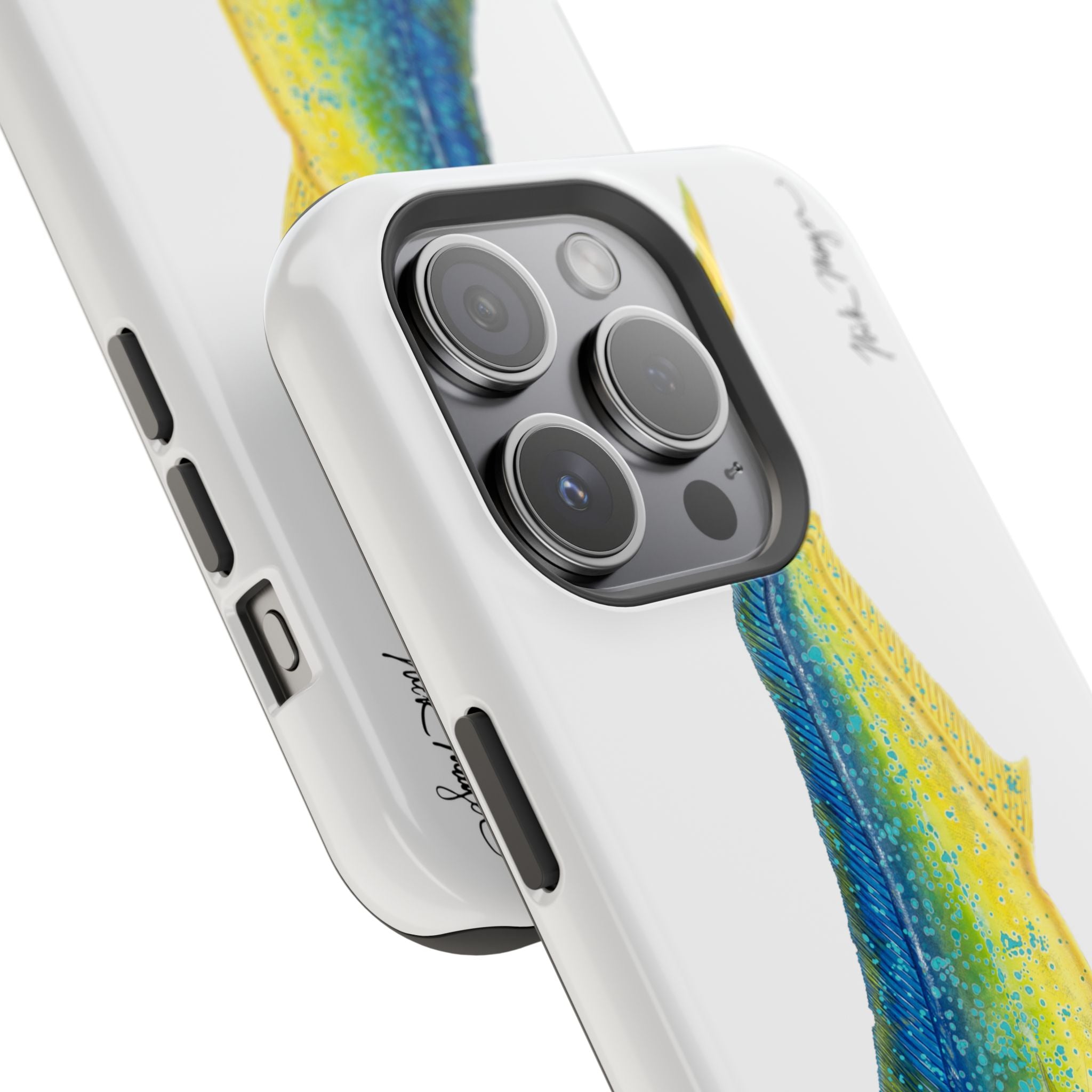 Bull Mahi MagSafe White iPhone Case