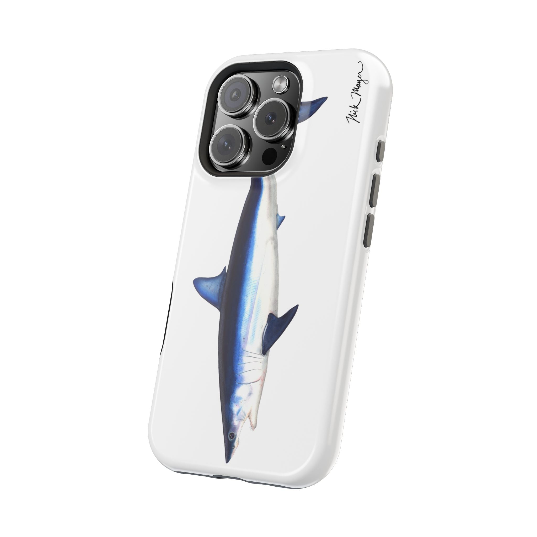 Mako Shark MagSafe White iPhone Case