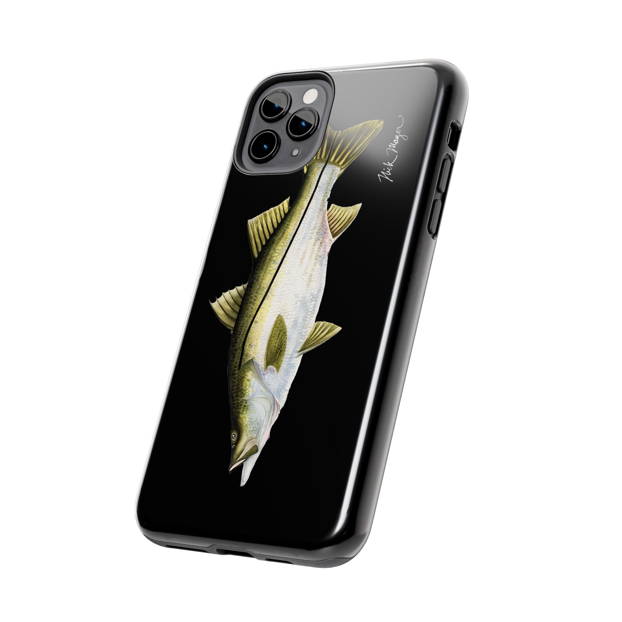 Snook Black Phone Case (iPhone)