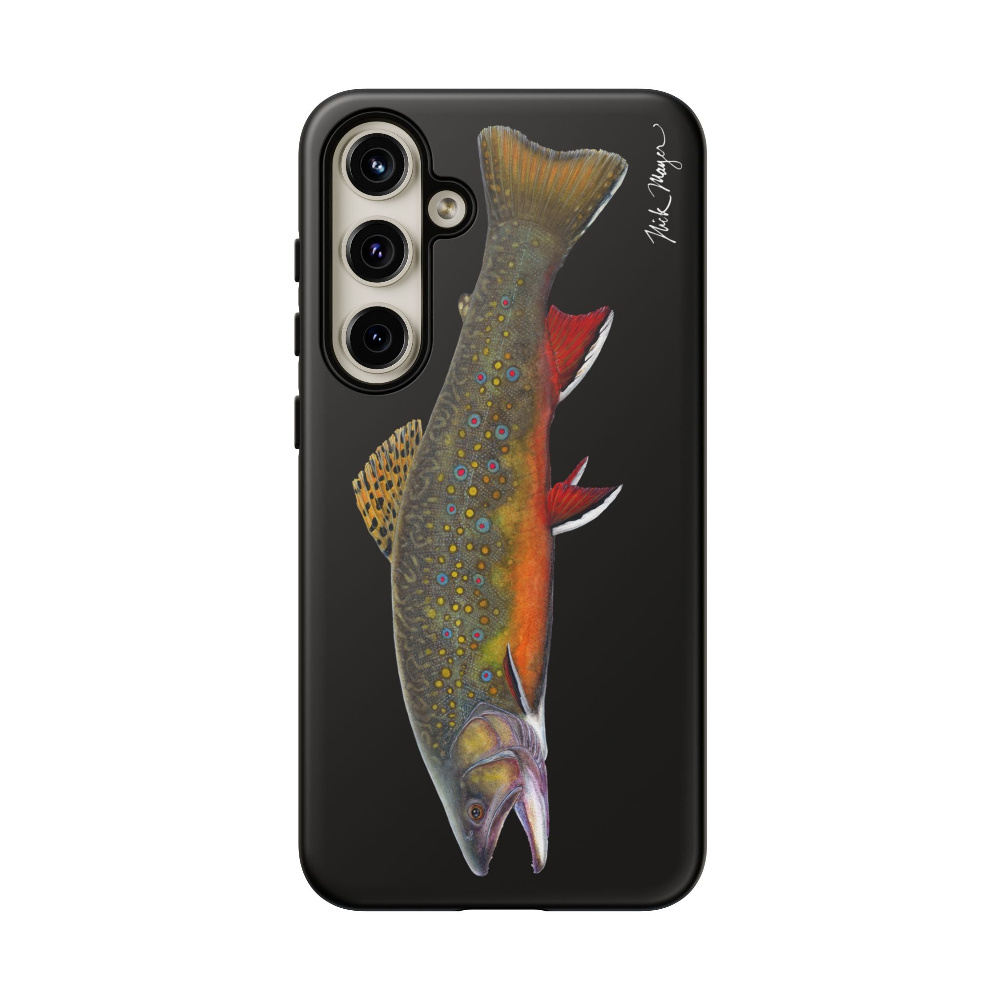 Brook Trout Black Phone Case (Samsung)