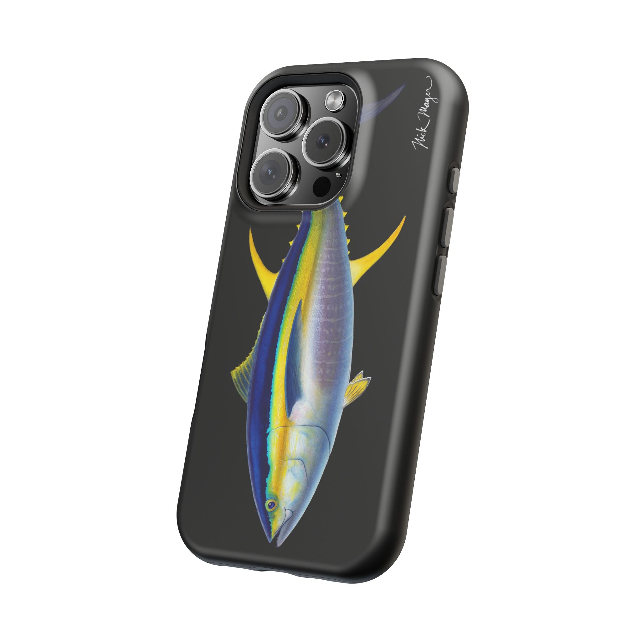 Yellowfin Tuna MagSafe Black iPhone Case